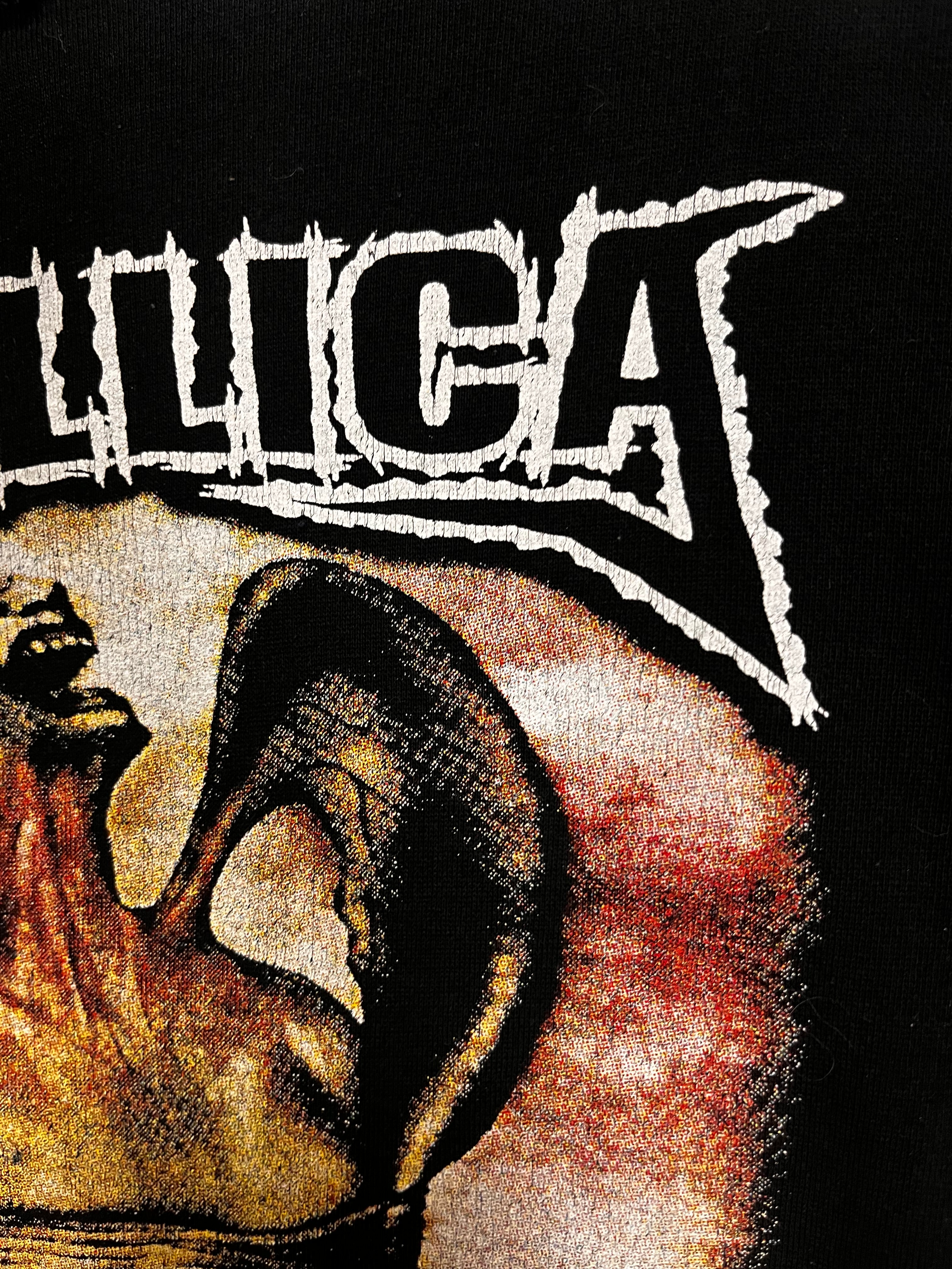 Early 2000s hoodie dwustronne Metallica St.Anger bluza koncertowa z kapturem