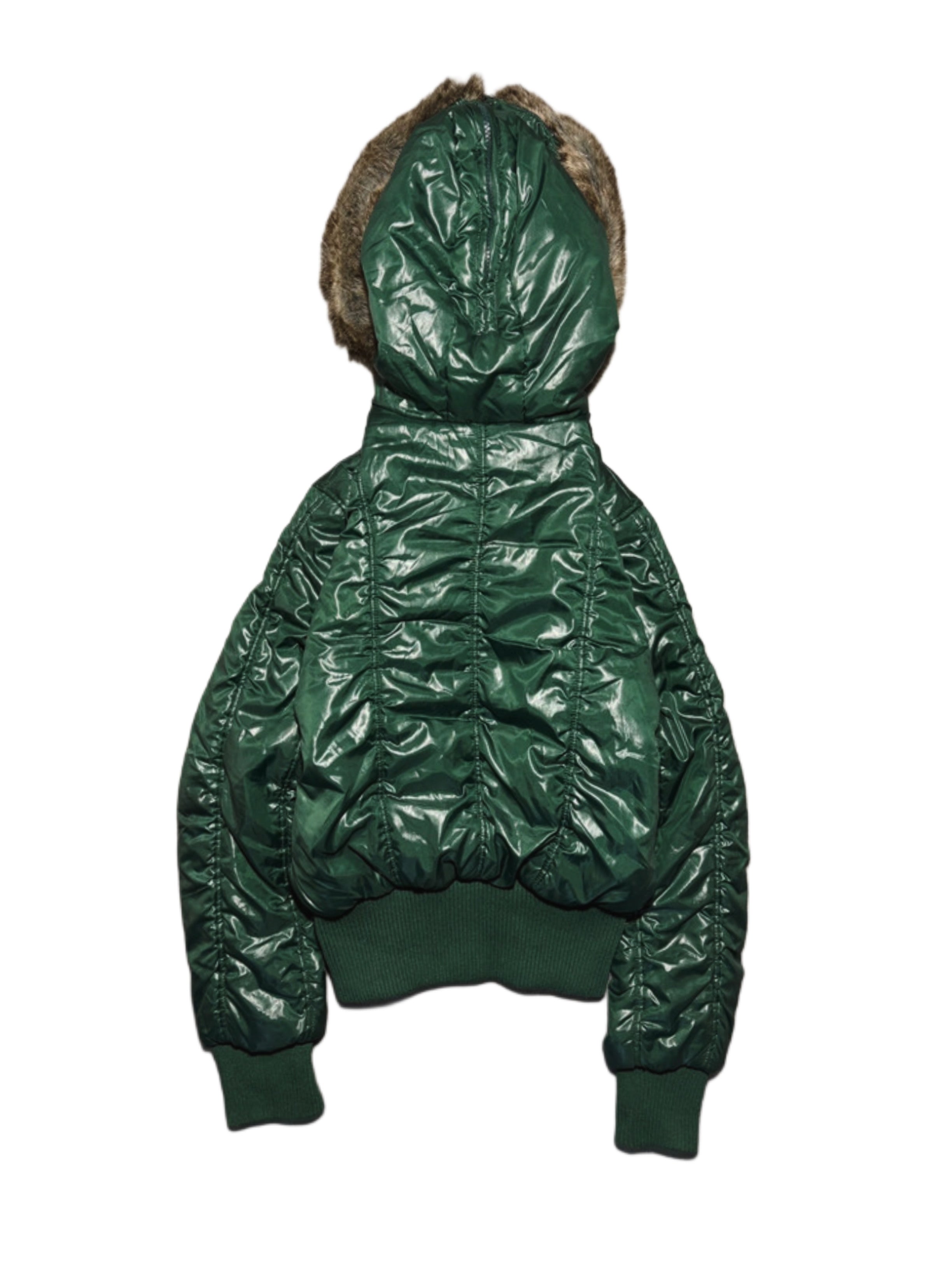 2000s Fur Jacket Futerko avant garde y2k