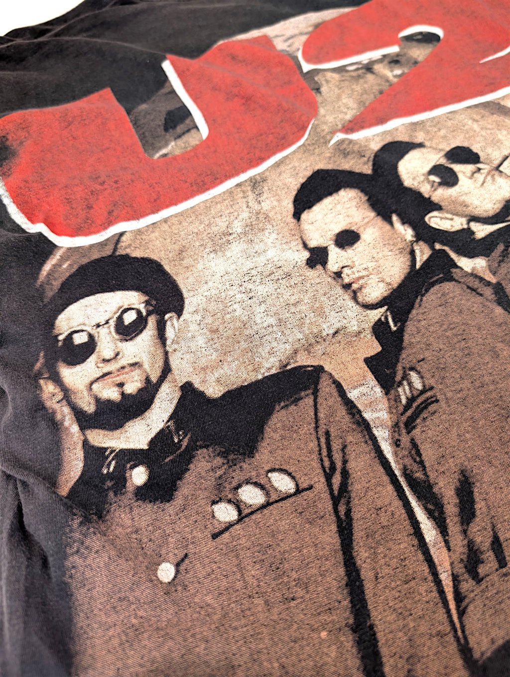 U2 Vintage Band 90s Single Stiched Rap Tee Koszulka z nadrukiem muzyka koncertowa