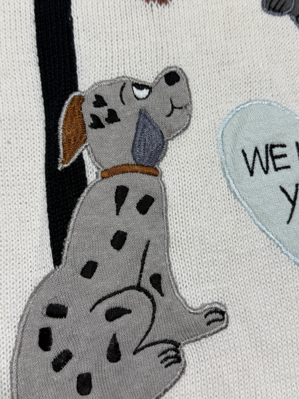 2000s Knit Dogs pieski cute sweter