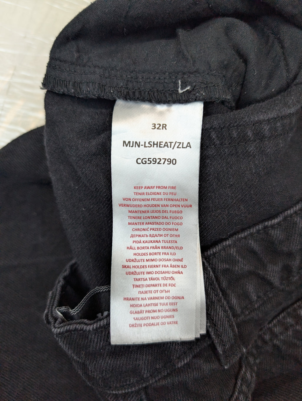 Legacy studios baggy czarne jeansy spodnie jeansowe dłoń retro skater pants
