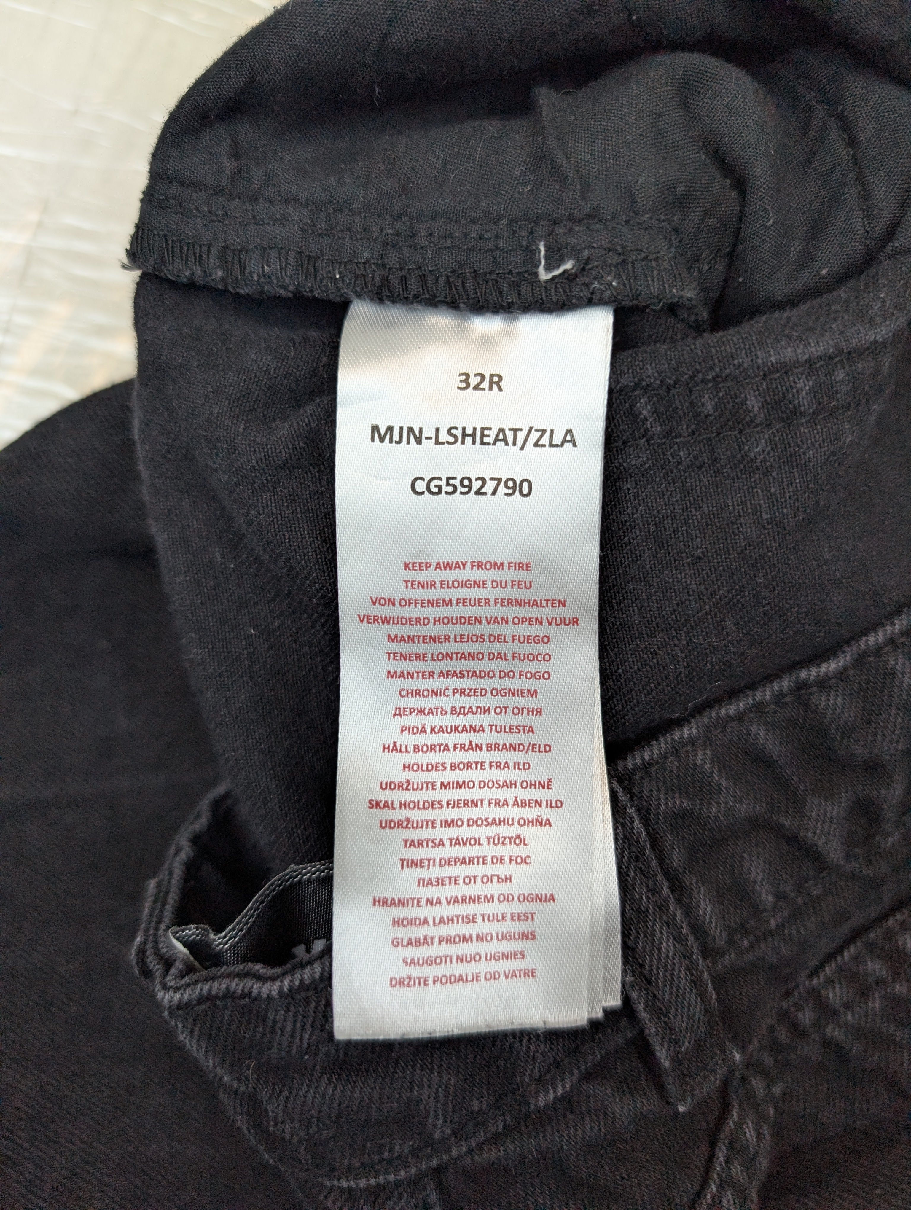 Legacy studios baggy czarne jeansy spodnie jeansowe dłoń retro skater pants
