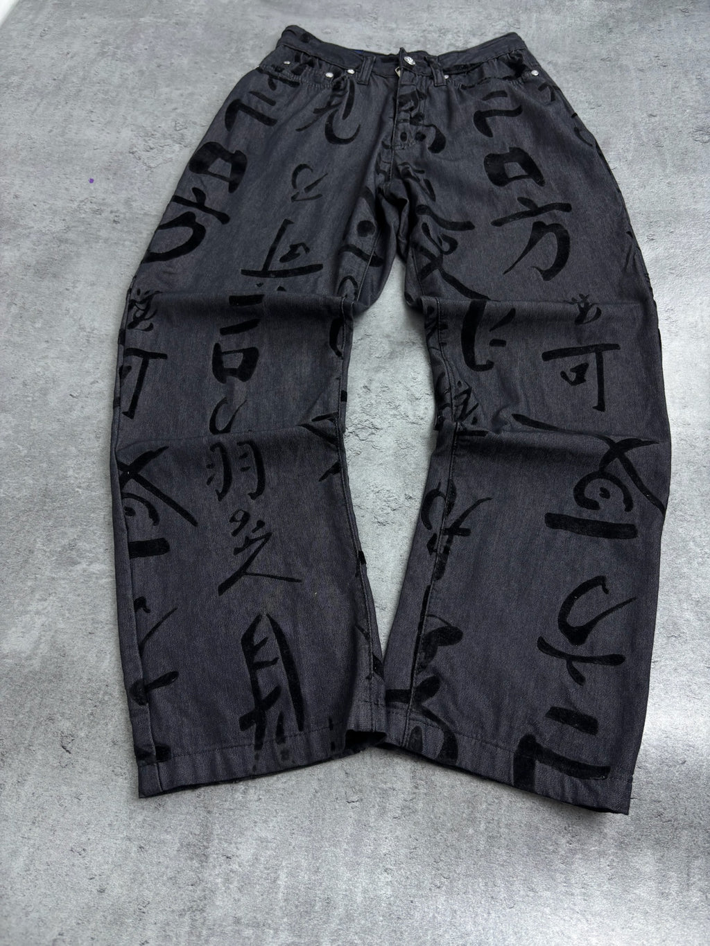 90s KENZO RARE PANTS FROM VISCOSE AOP