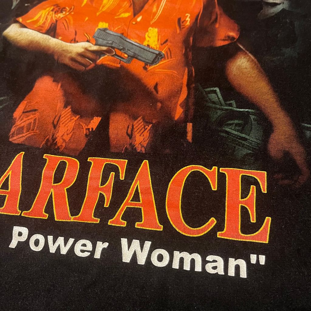 Rock Chang Early 00s Scarface T-shirt Koszulka Człowiek z blizną Al Pacino