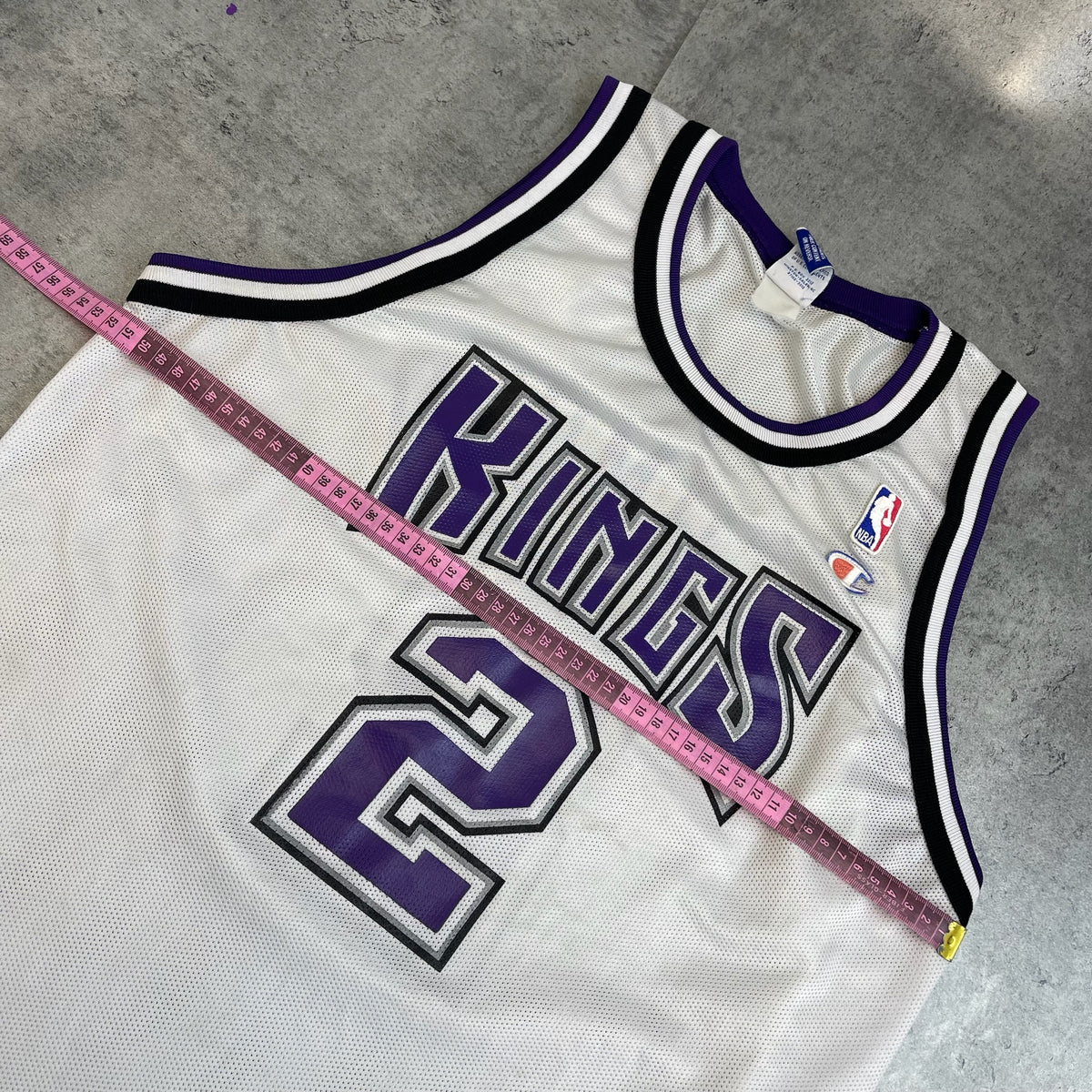 Champion Sacramento Kings Mitch Richmond Jersey sz 44 L NBA Vintage 90s