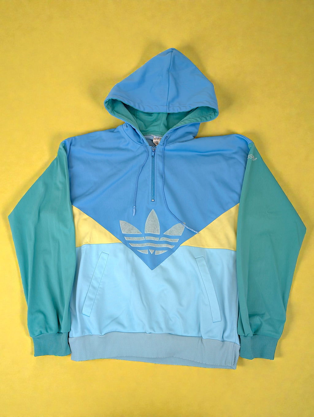 80s Adidas Originals Trefoil Colorado Tracksuit Bluza z kapturem hoodie oldschool