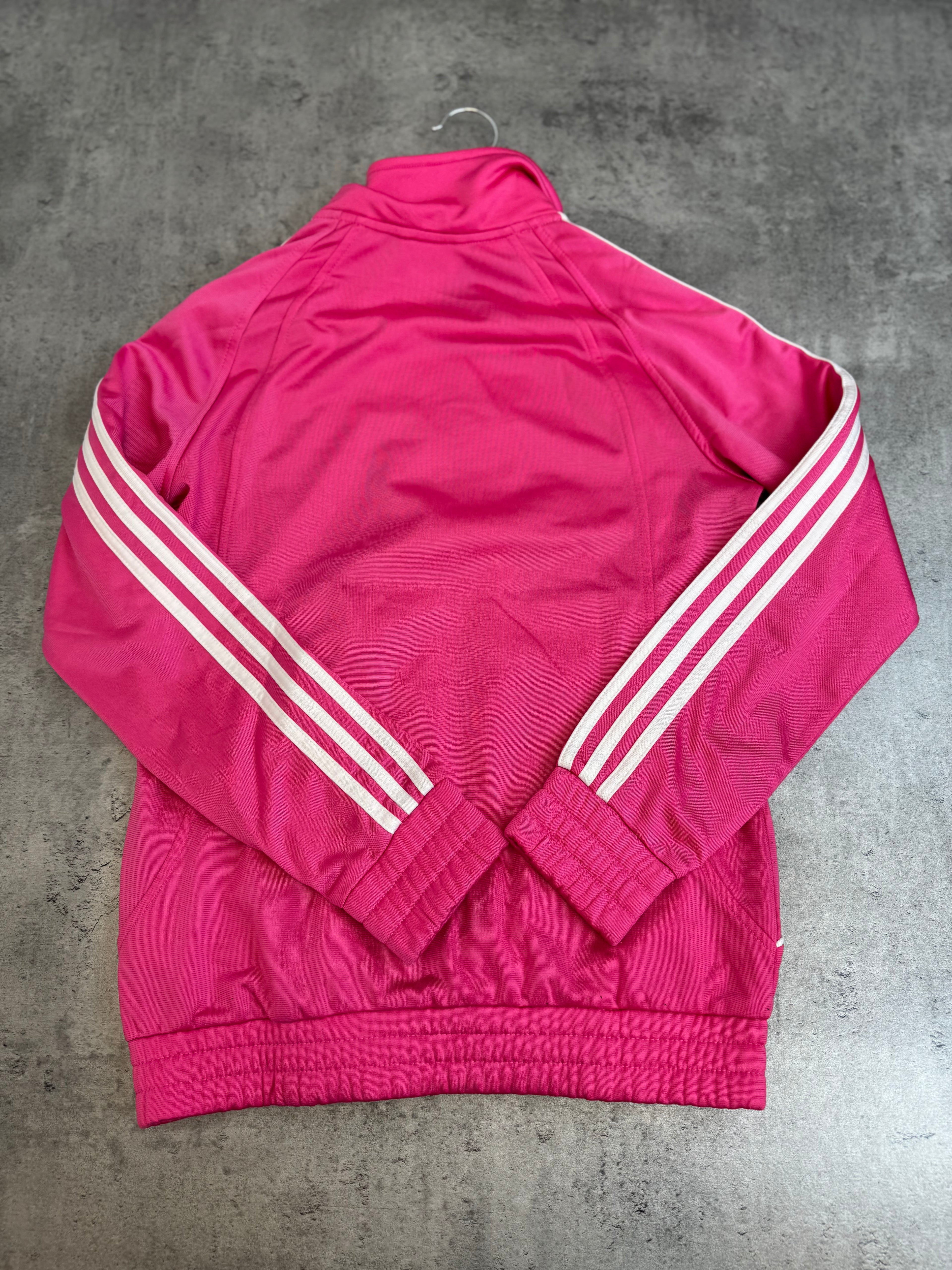 Adidas sexy Pink Tracksuit Jacket y2k bluza dresowa rozpinaną