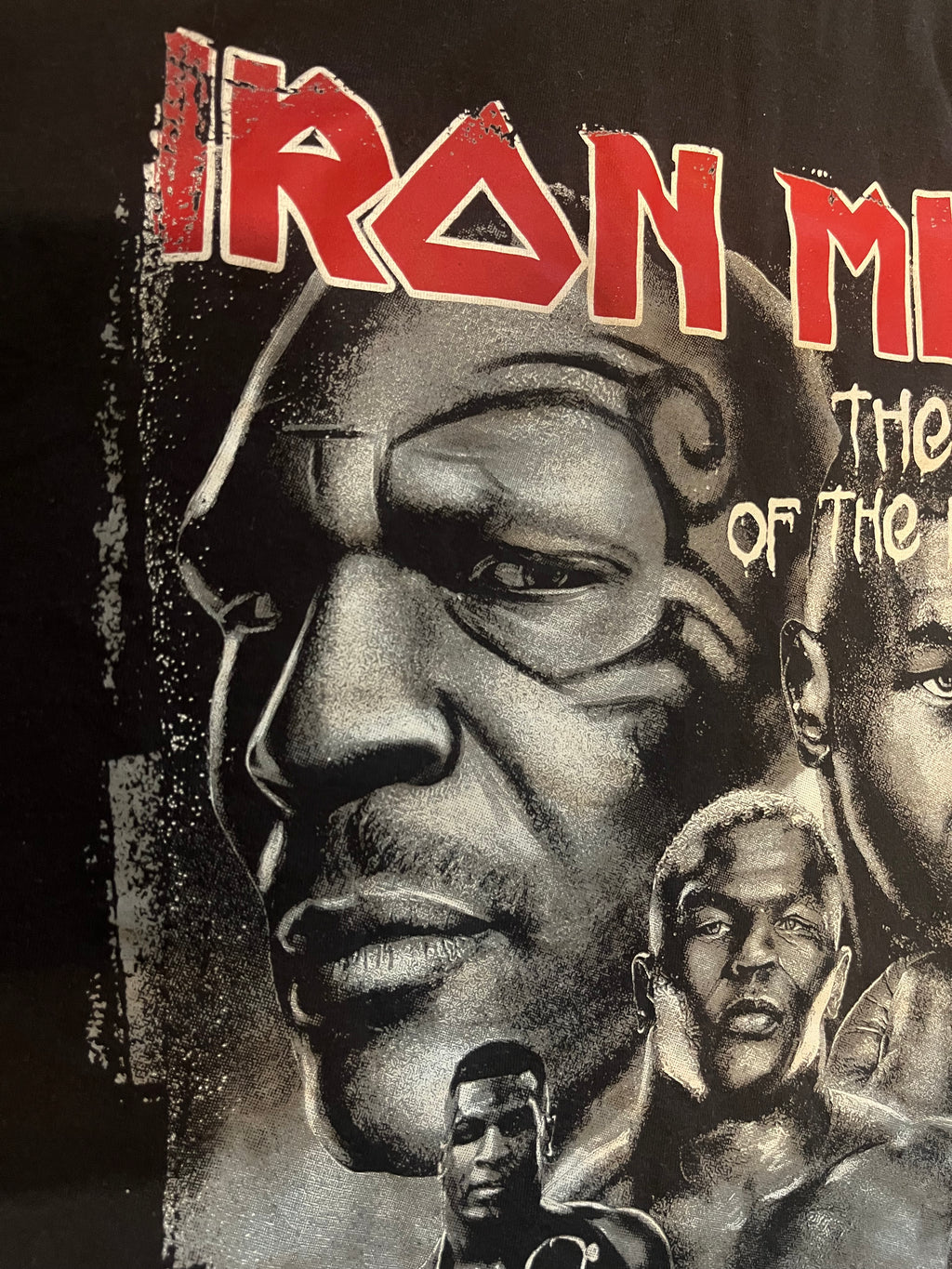Early 2000s Mike Tyson t-shirt The Fist Of The Beast boxing tee koszulka