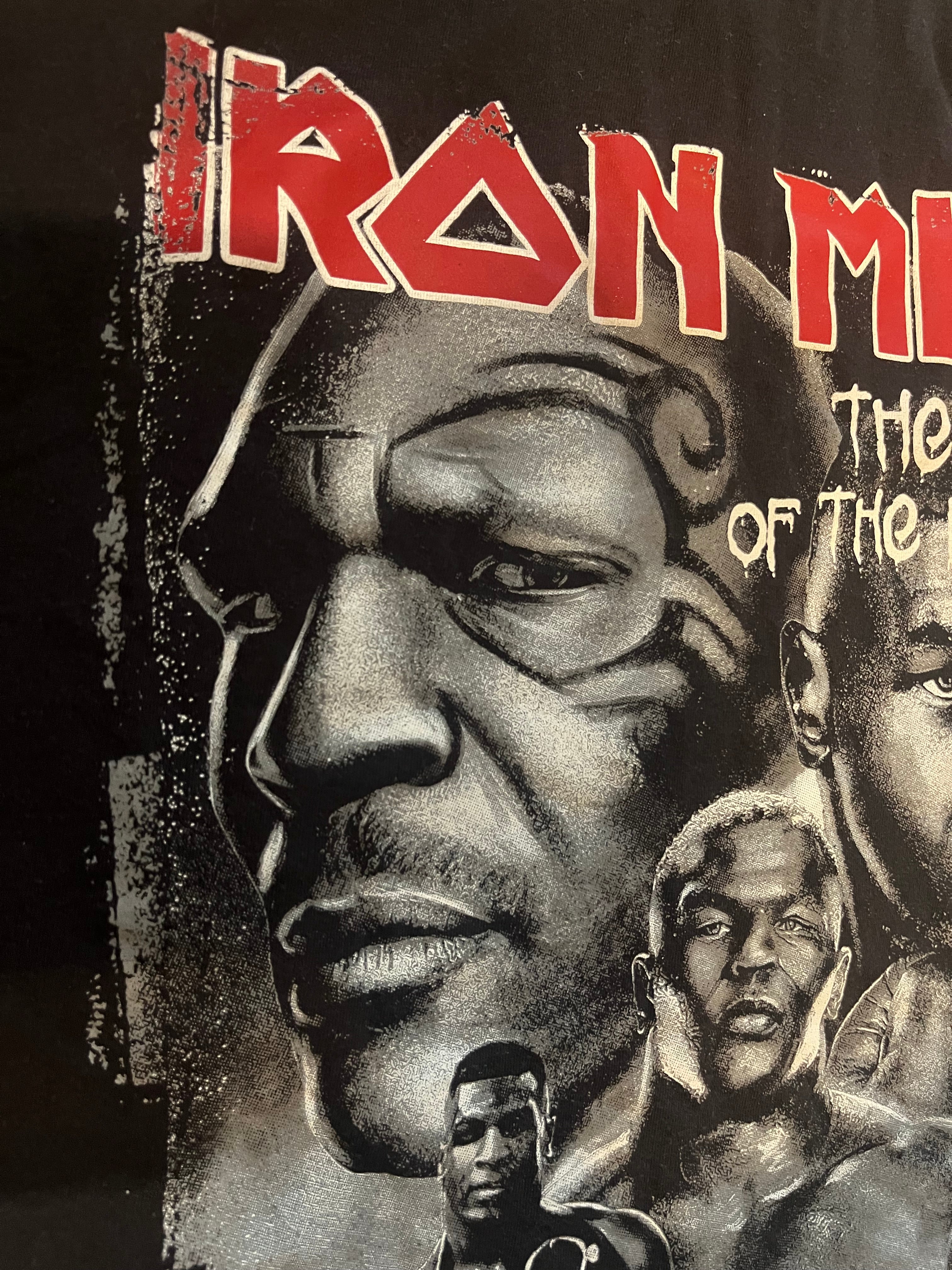 Early 2000s Mike Tyson t-shirt The Fist Of The Beast boxing tee koszulka