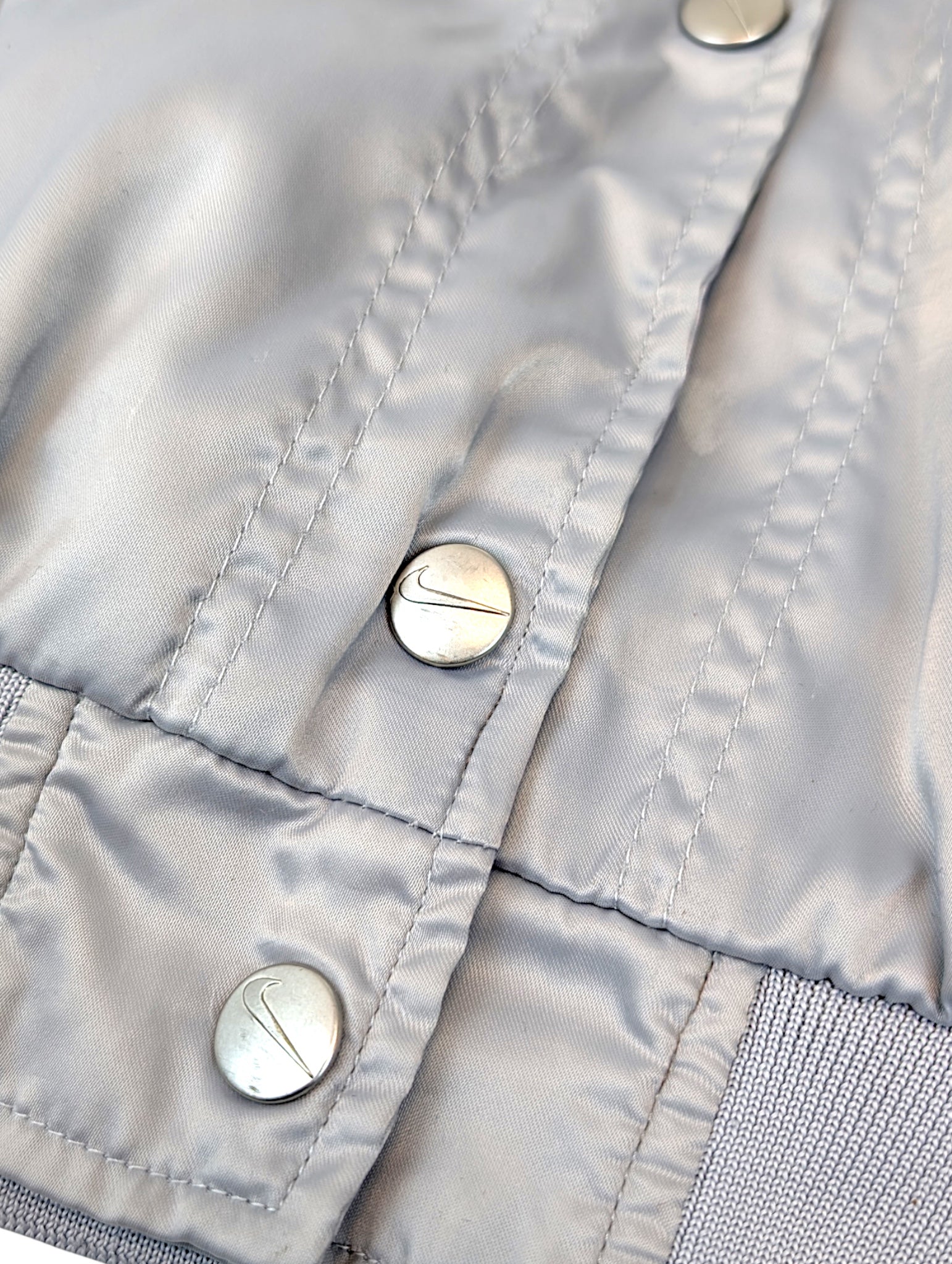 Nike 90s Bomber Jacket Bomberka Na Guziki Kurtka Minimalistyczna