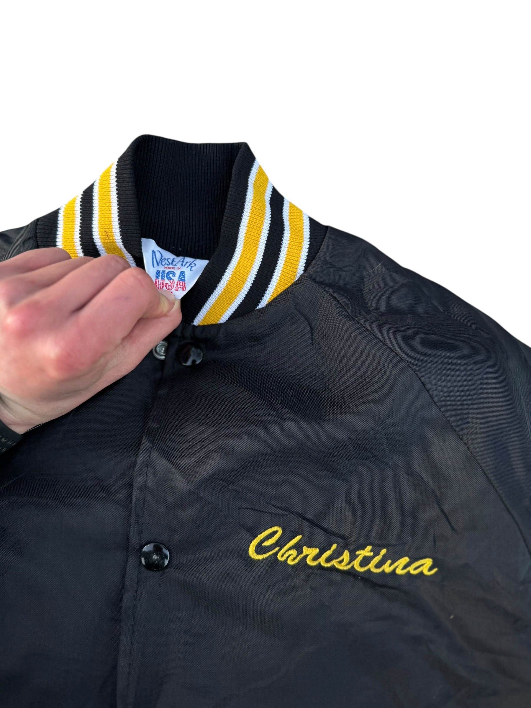 Killer Bees Vintage 90s Kurtka Bomberka embroidered personalized true vintage amerykanski