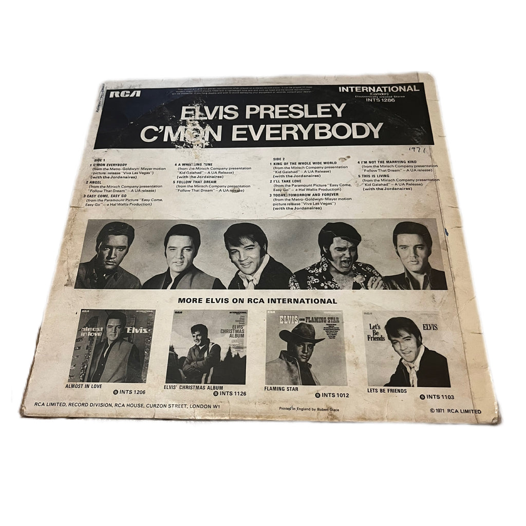 Płyta winylowa vinyl Elvis Presley C’mon Everybody 1971 RCA Limited