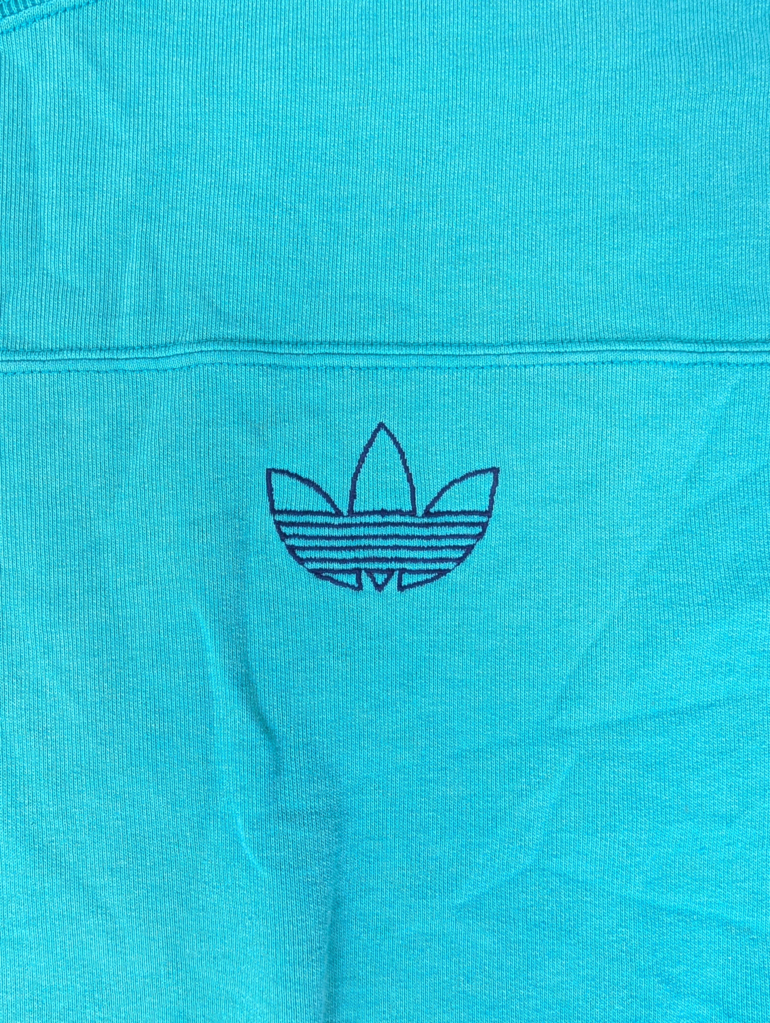 Adidas 90s minimalistic crewneck sweatshirt bluza bez kaptura vintage