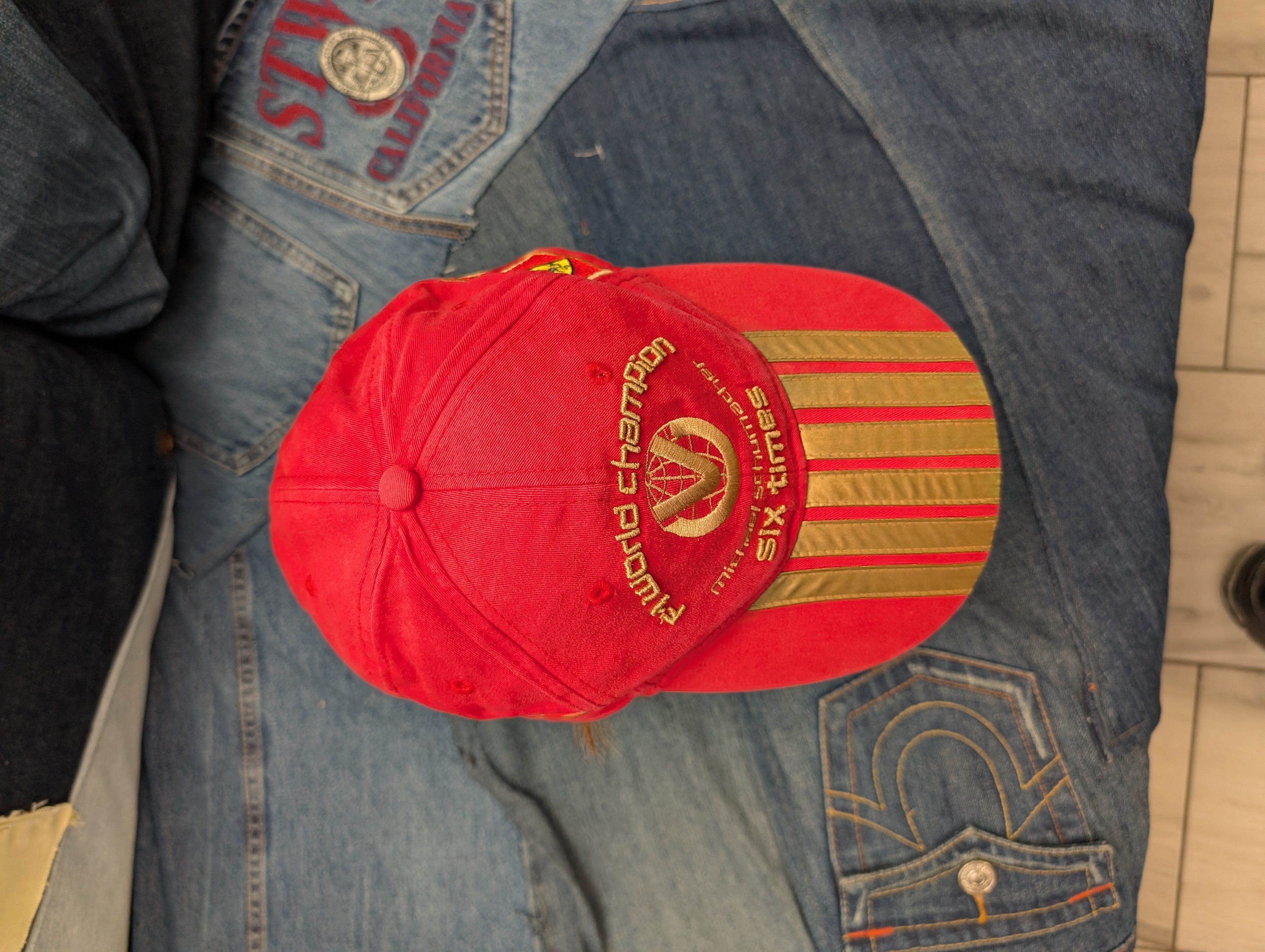 6x Champ Ferrari F1 World Champion Michael Schumacher Racing Cap Czapka z daszkiem racing vintage