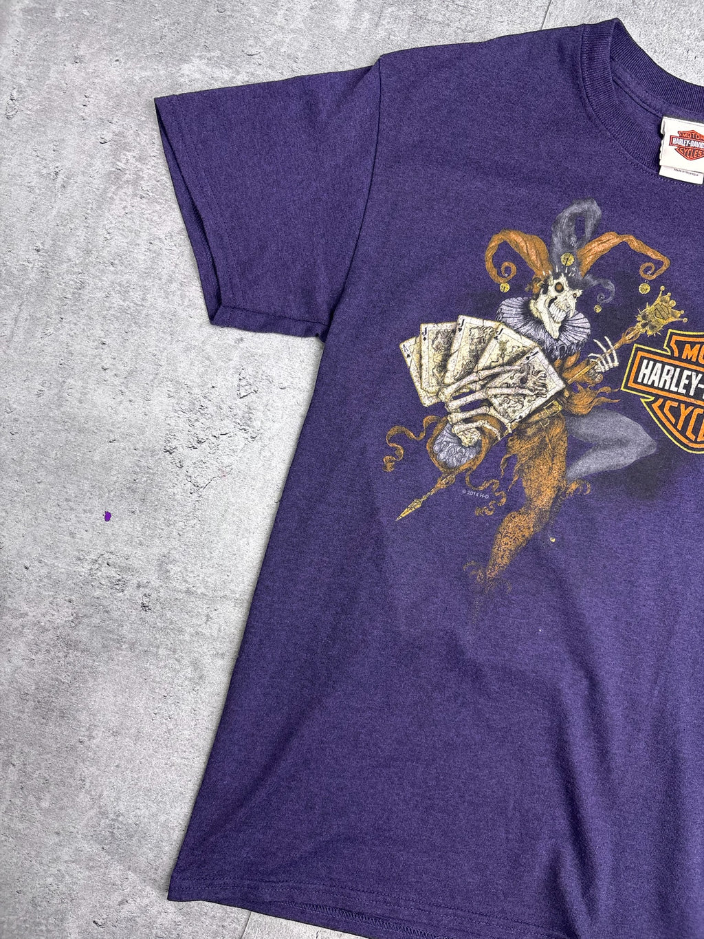 Joker 2000s Harley Davidson Graphic Tee Shirt