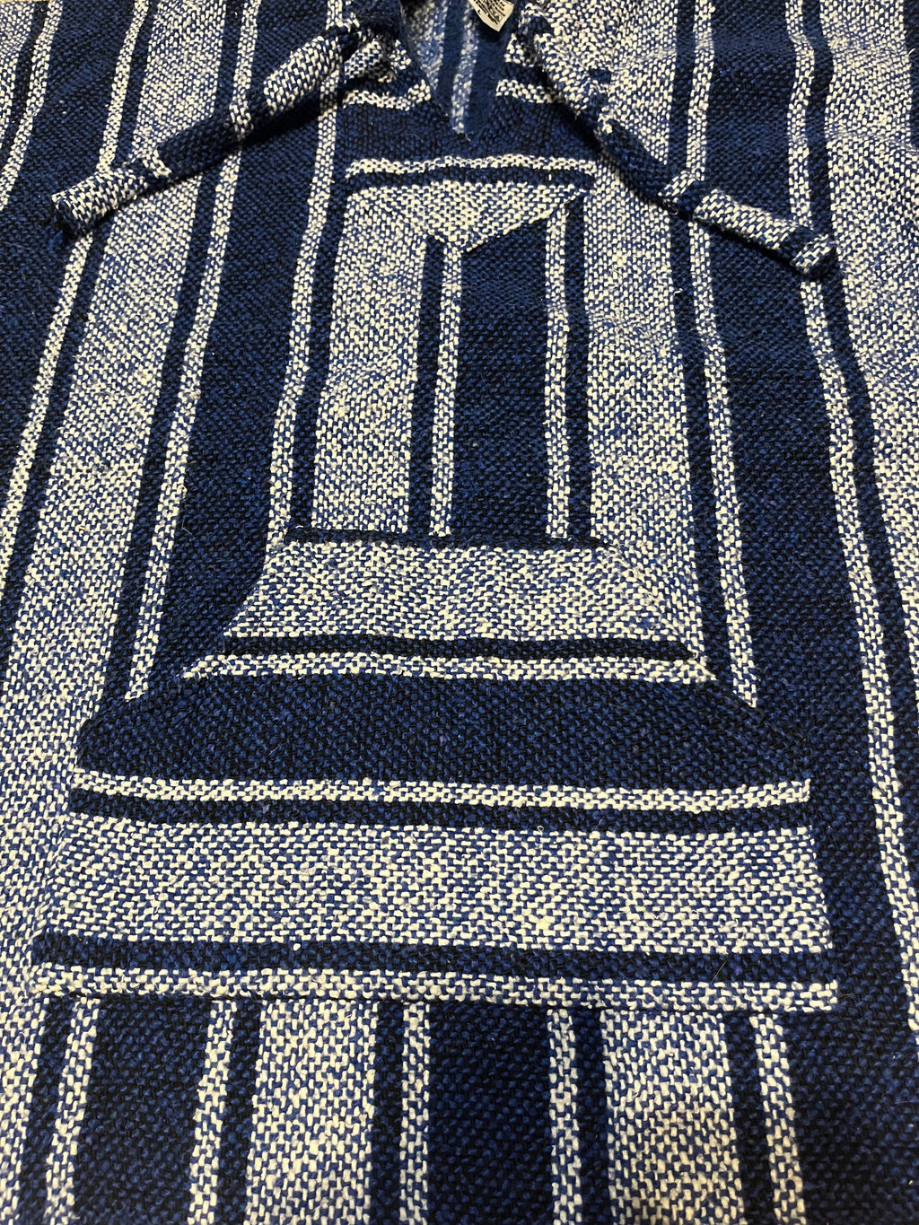 Baja Hippie striped mexican hoodie bluza Made in Mexico Art-Maz