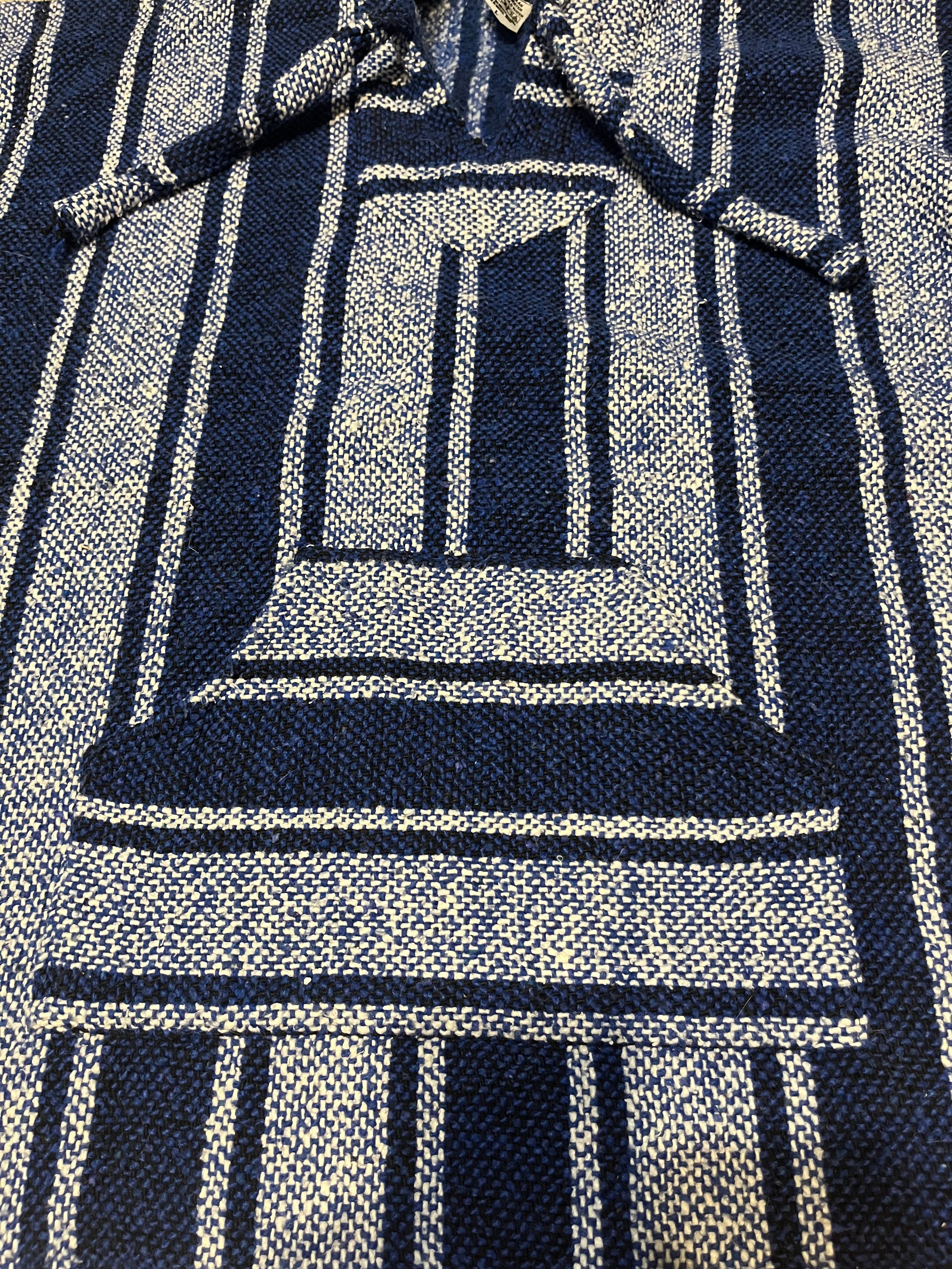 Baja Hippie striped mexican hoodie bluza Made in Mexico Art-Maz