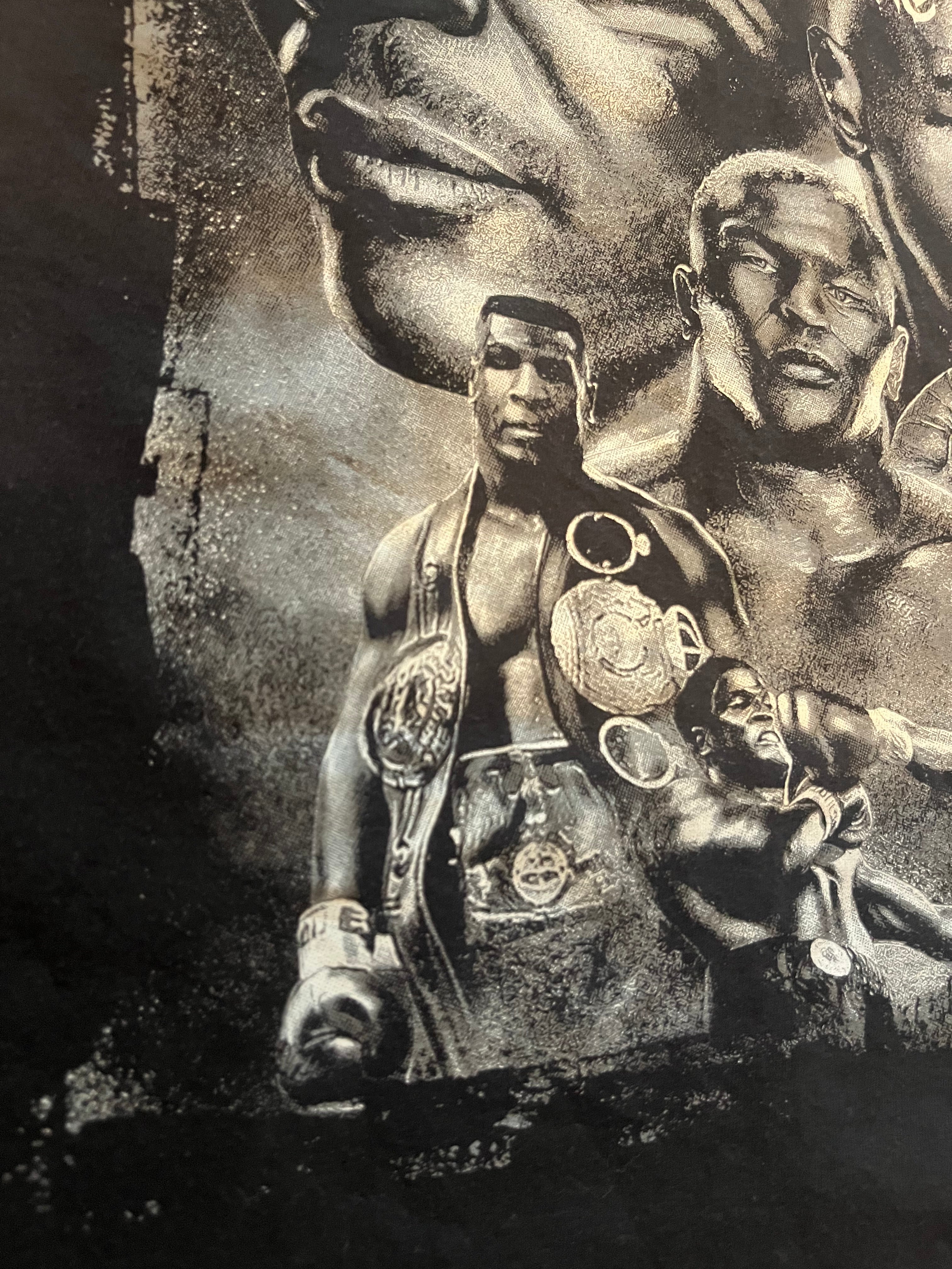 Early 2000s Mike Tyson t-shirt The Fist Of The Beast boxing tee koszulka