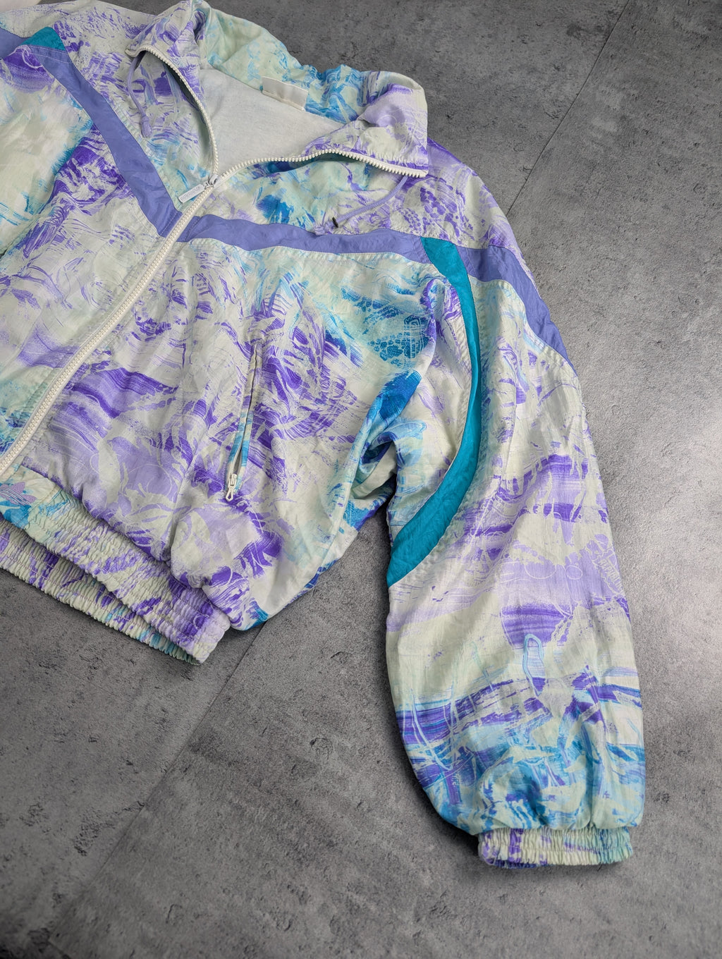 90s Adidas Mixed Colors Pallet Vintage Windbreaker ZIP UP Jacket