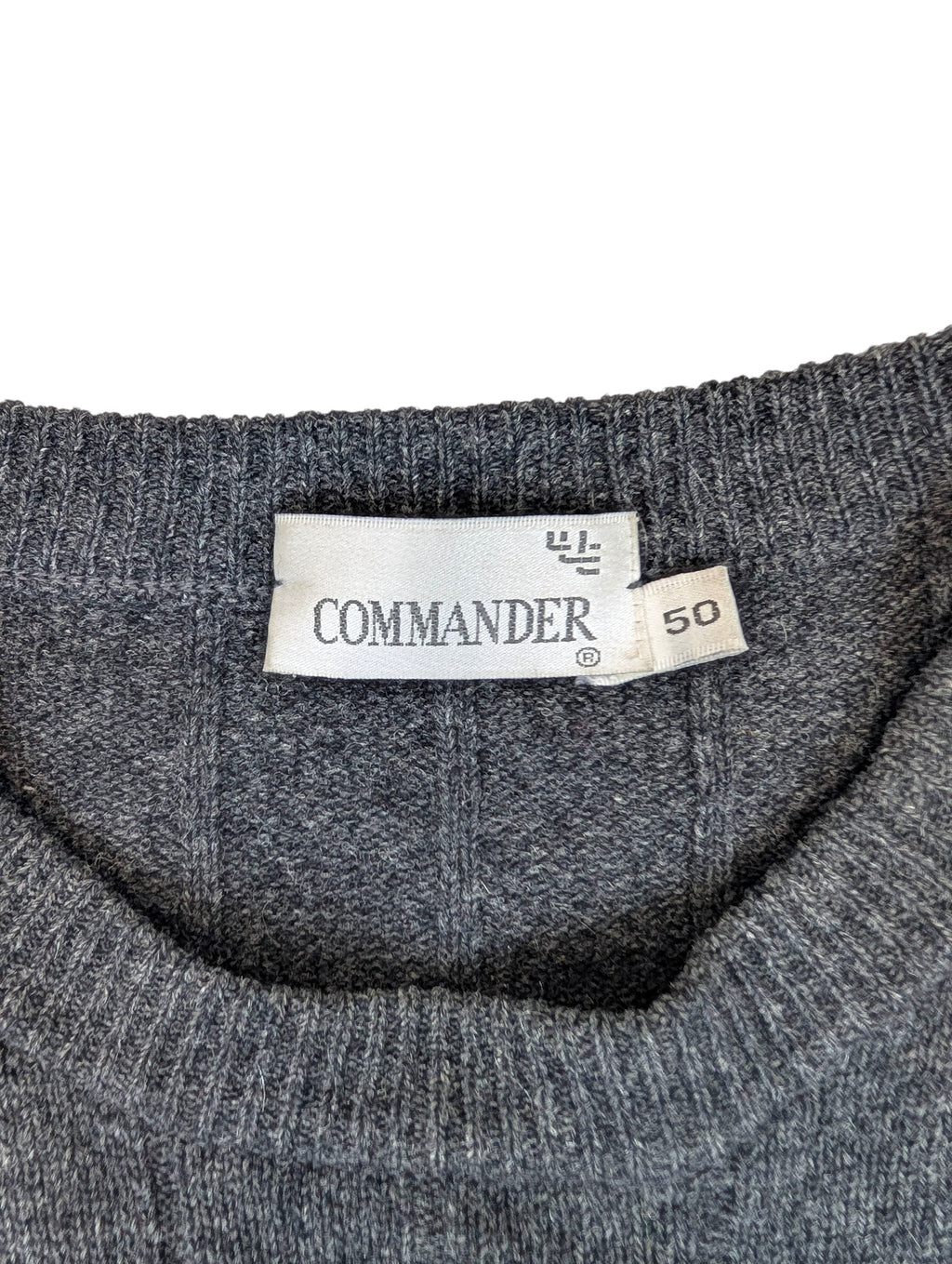 90s wełniany sweter we wzory geometryczne native skandynawski