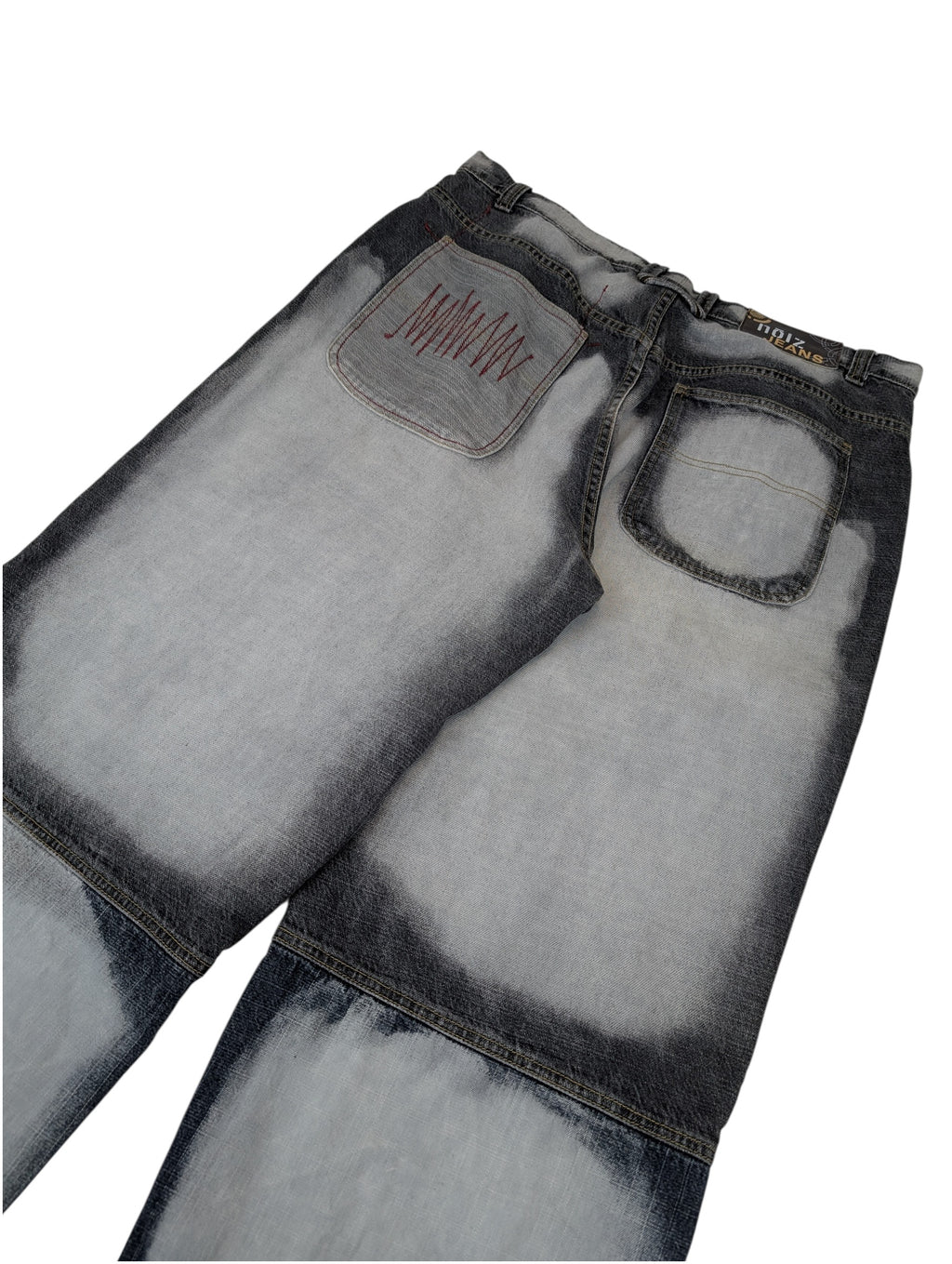 Vintage Spodnie Baggy Szerokie Faded Noiz Jeans Jeansy hip-hop rap y2k