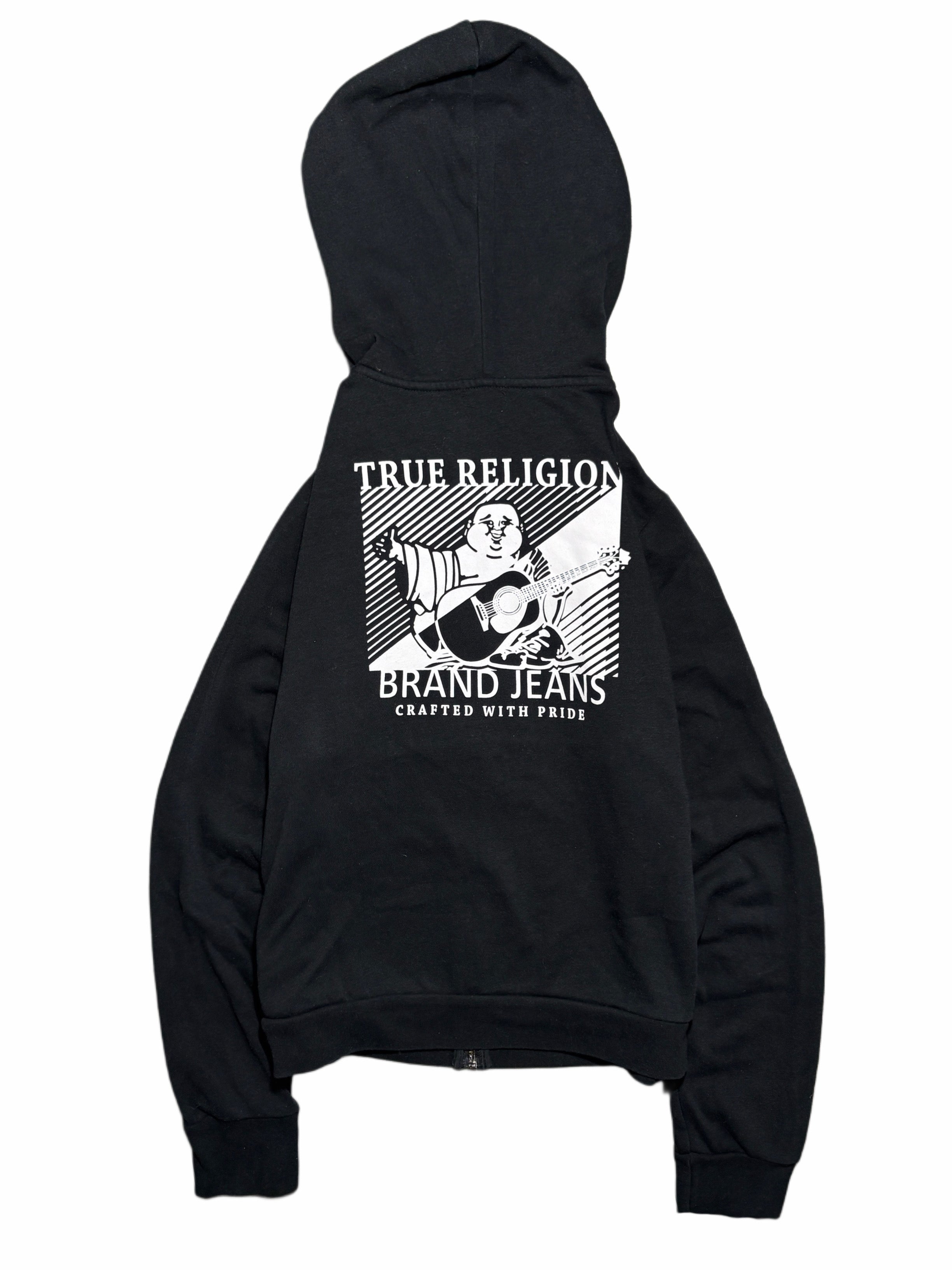 2000S True Religion zip up hoodie bluza z kapturem y2k swag