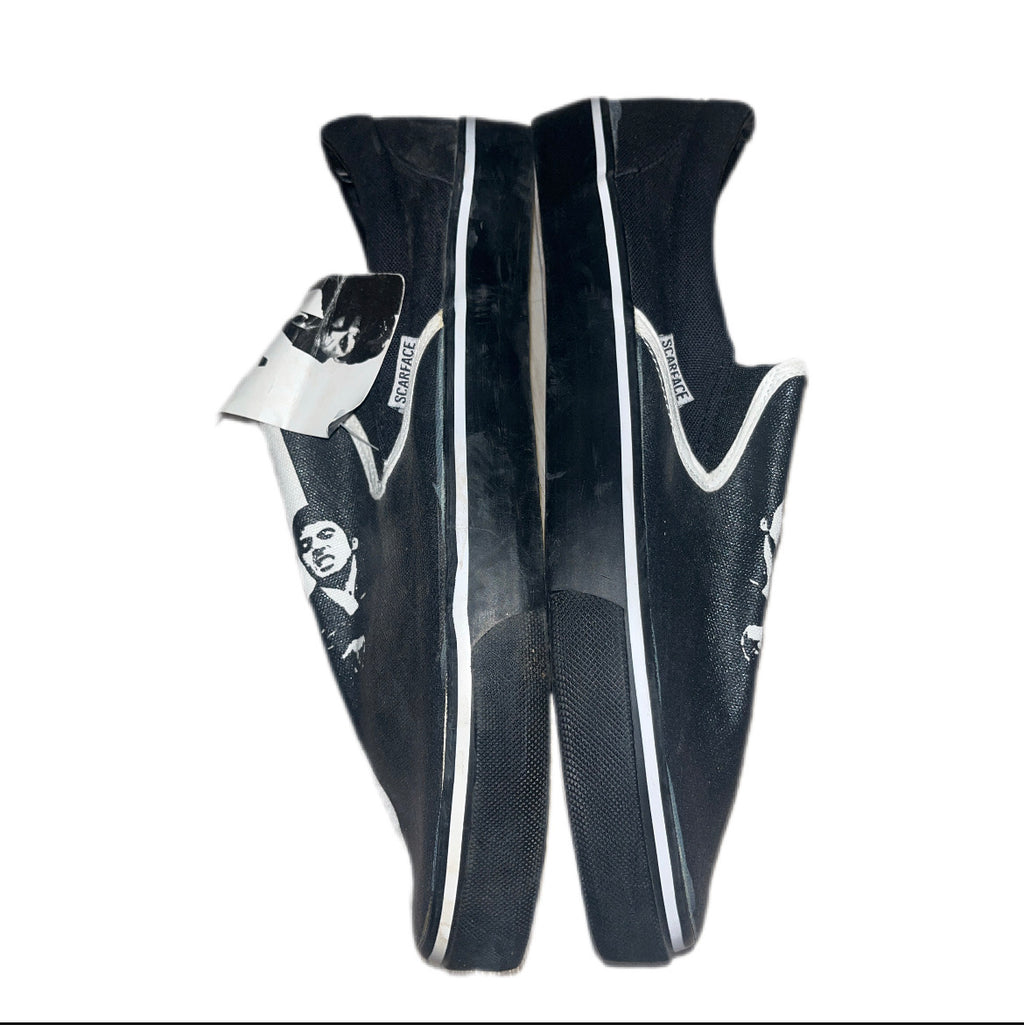 Scarface movie merch Slip-On shoes sneakers trampki tenisówki Człowiek z blizną Al Pacino
