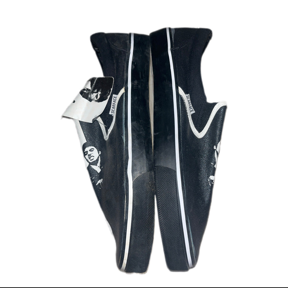 Scarface movie merch Slip-On shoes sneakers trampki tenisówki Człowiek z blizną Al Pacino