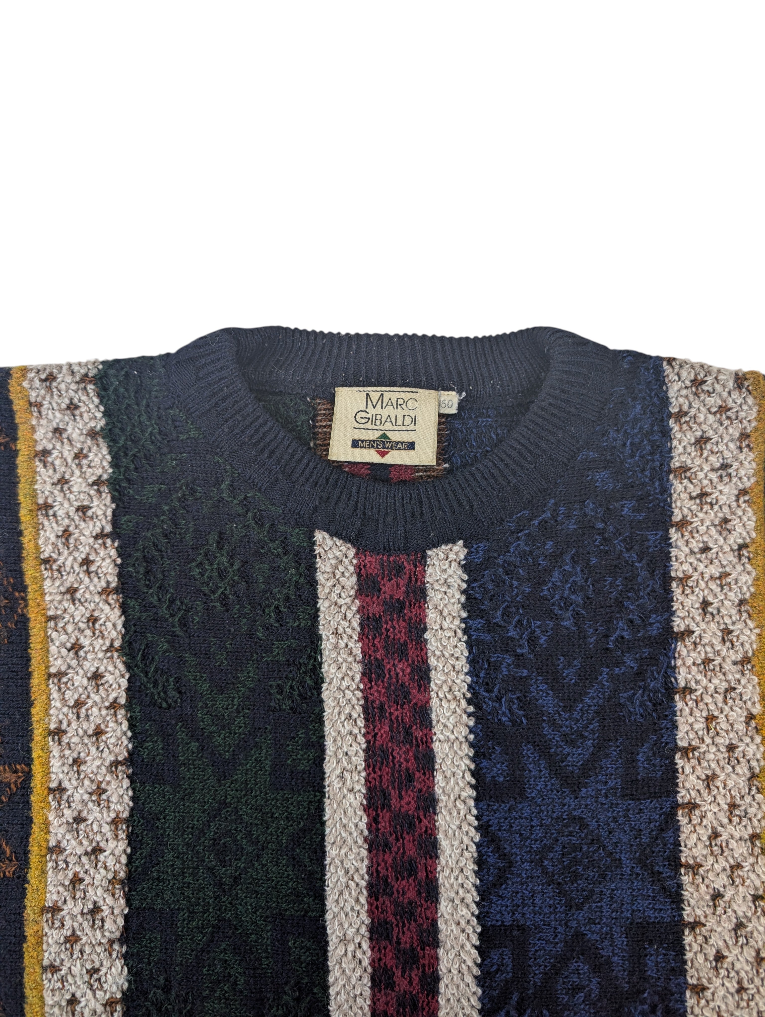 Coogi Style 3D knit sweater Marc Gibaldi Welniany