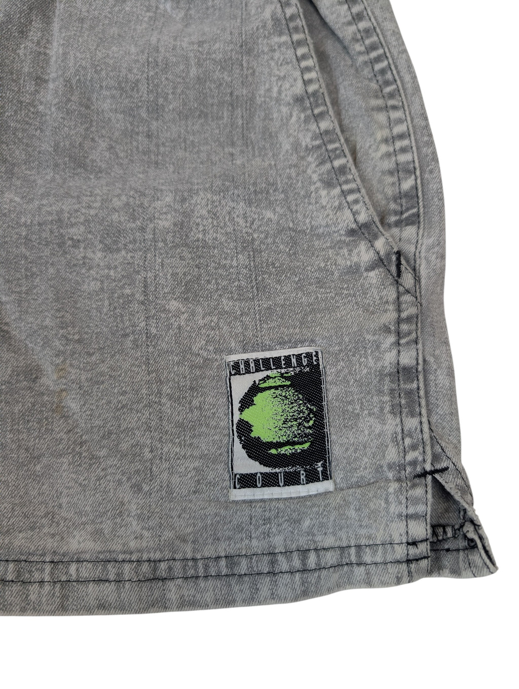Nike 90s Challenge Court Vintage RARE Denim US Open Andre Agassi Tenis Shorts Spodenki Sportowe