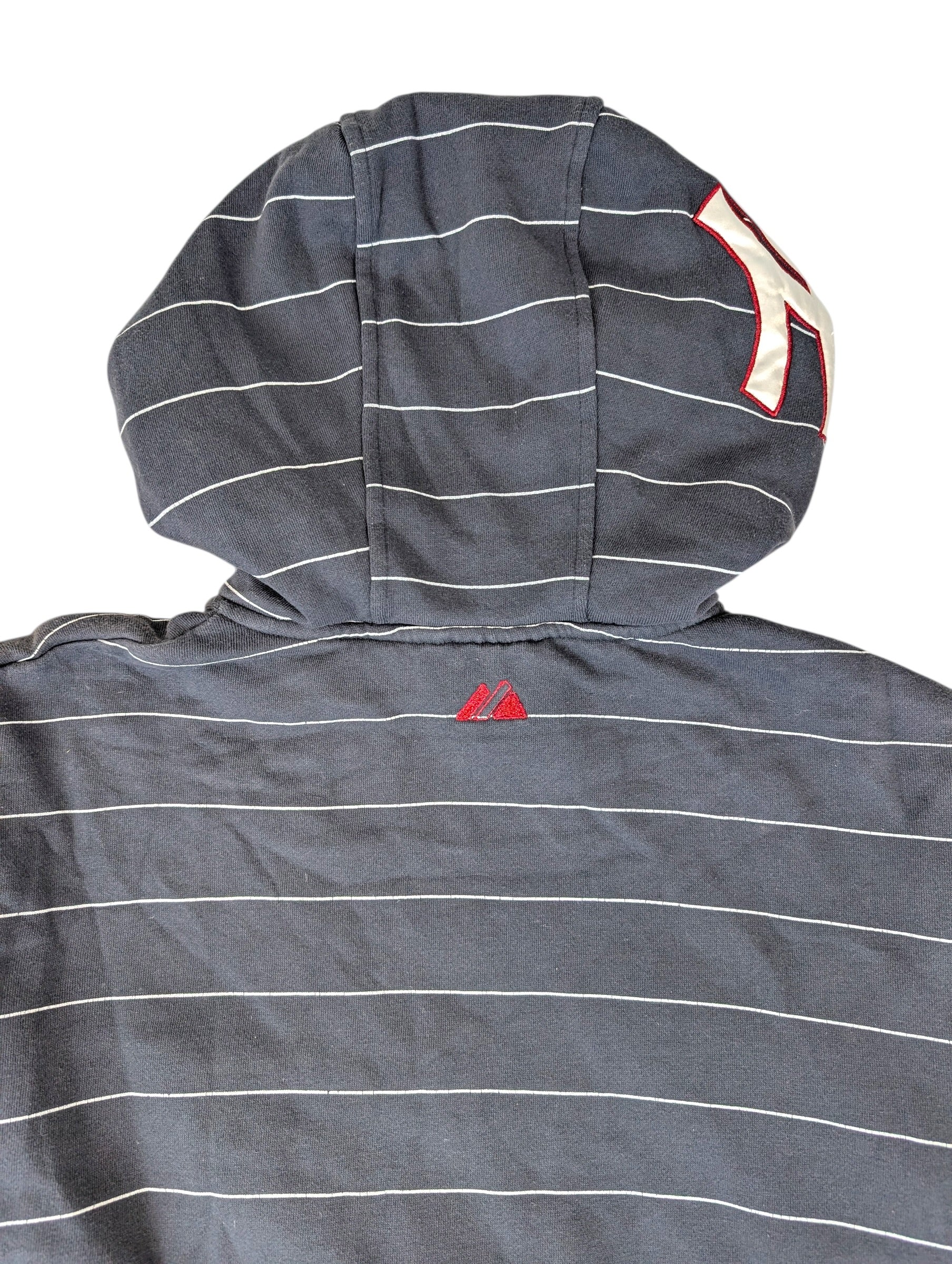 New York Yankees Y2K Zip Up hooded fleece 2000s mlb baseball