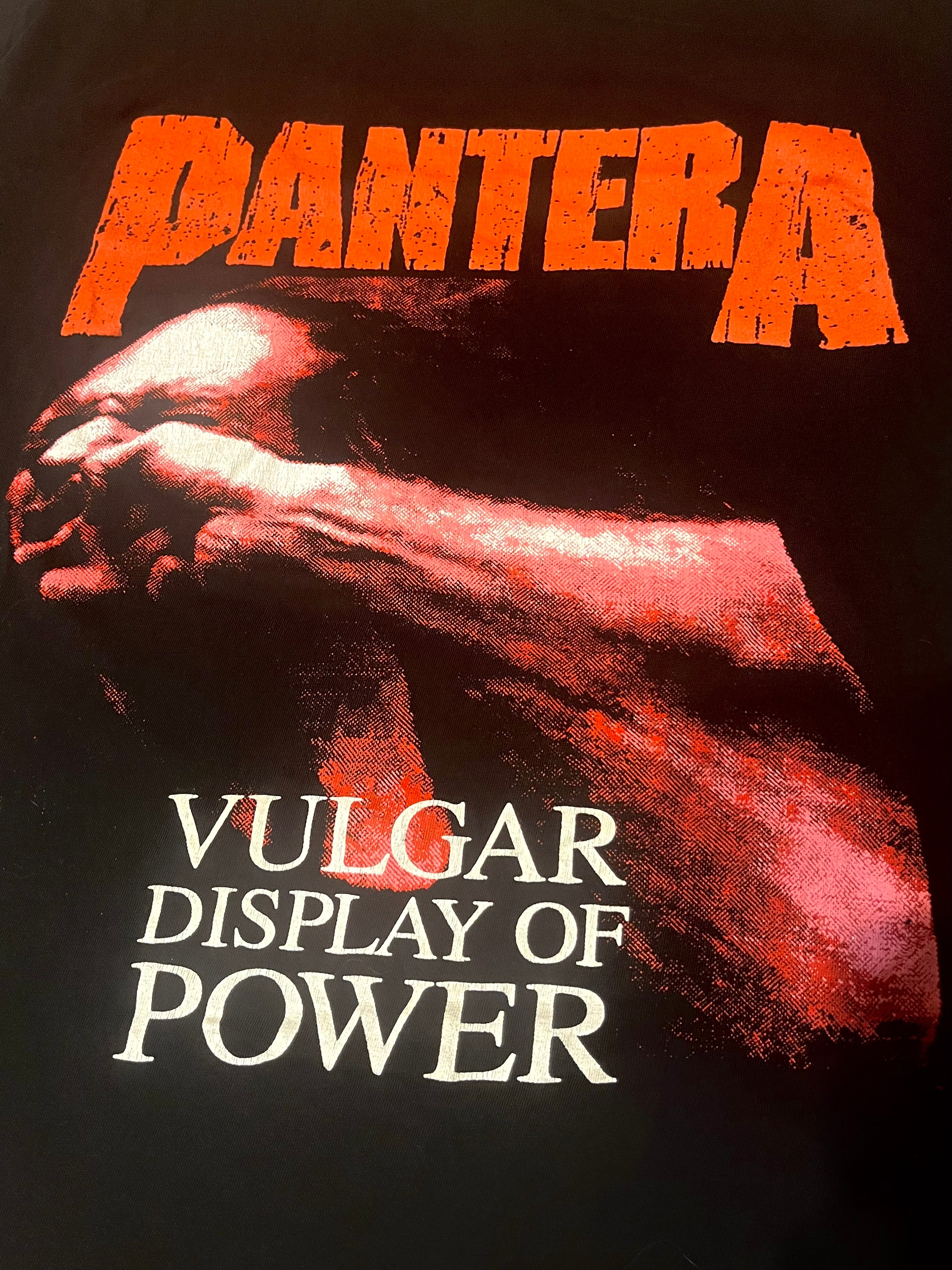 Pantera Vulgar Display of Power music band t-shirt koszulka koncertowa merch