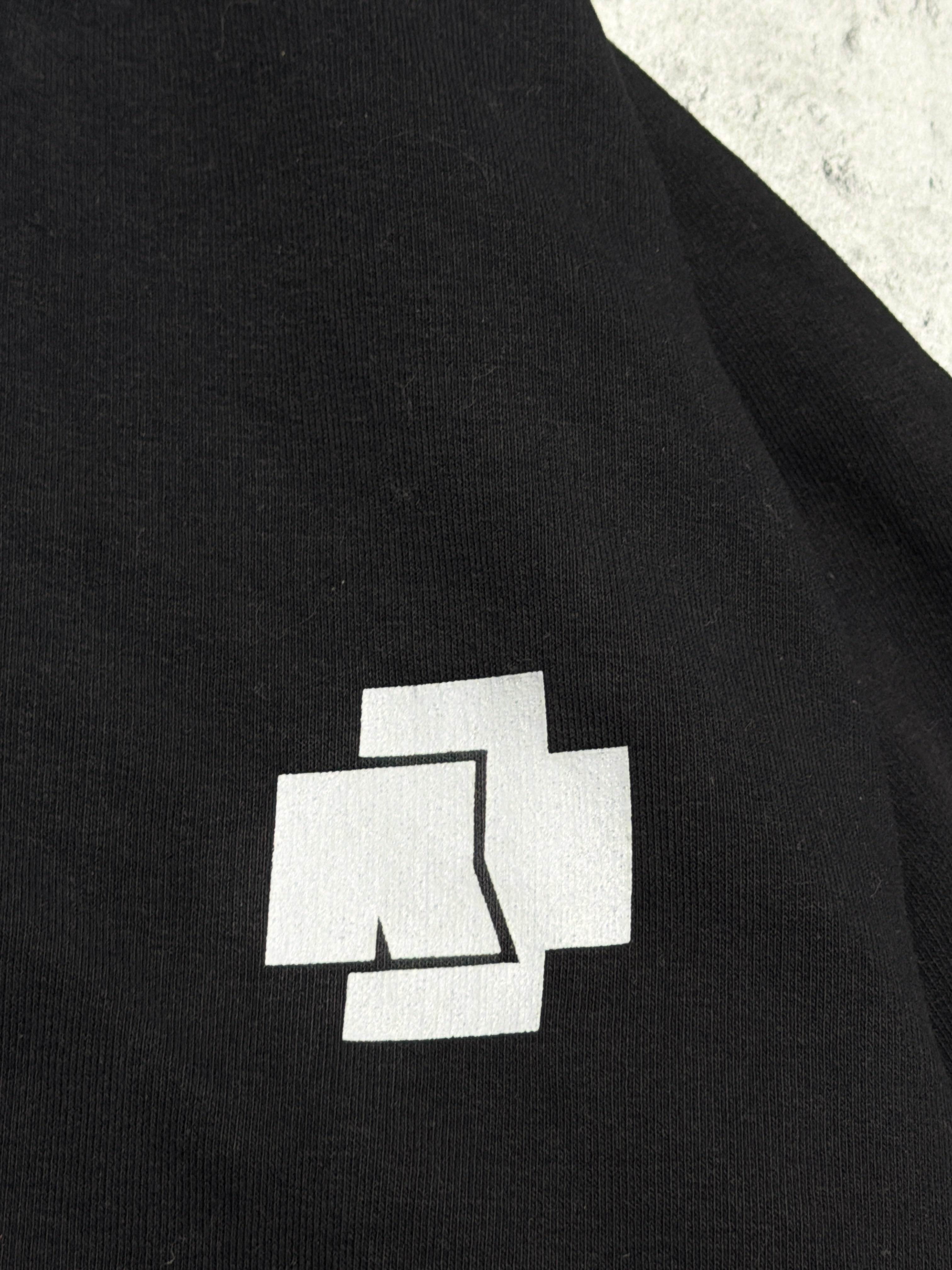 2000S Rammstein zip up hoodie bluza z kapturem rozpinana merch