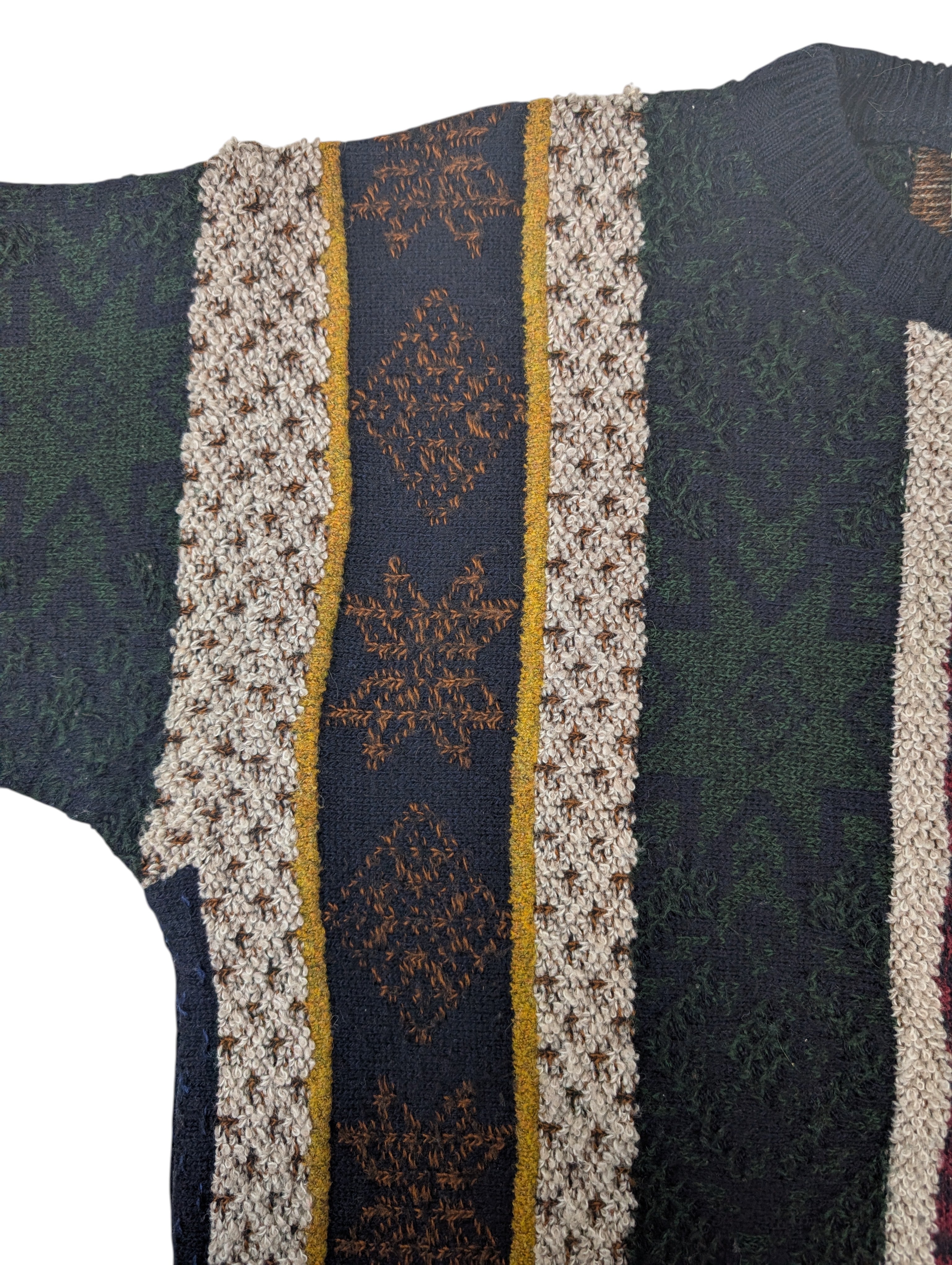 Coogi Style 3D knit sweater Marc Gibaldi Welniany