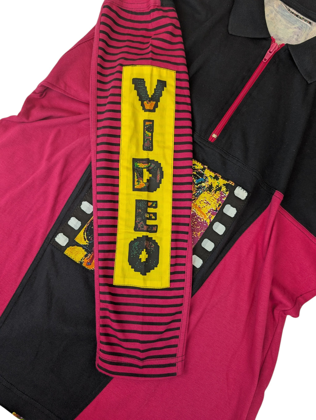 RARE Adidas TakeOff 90s Vintage Pullover Bluza bez kaptura z grafiką video games outdoors