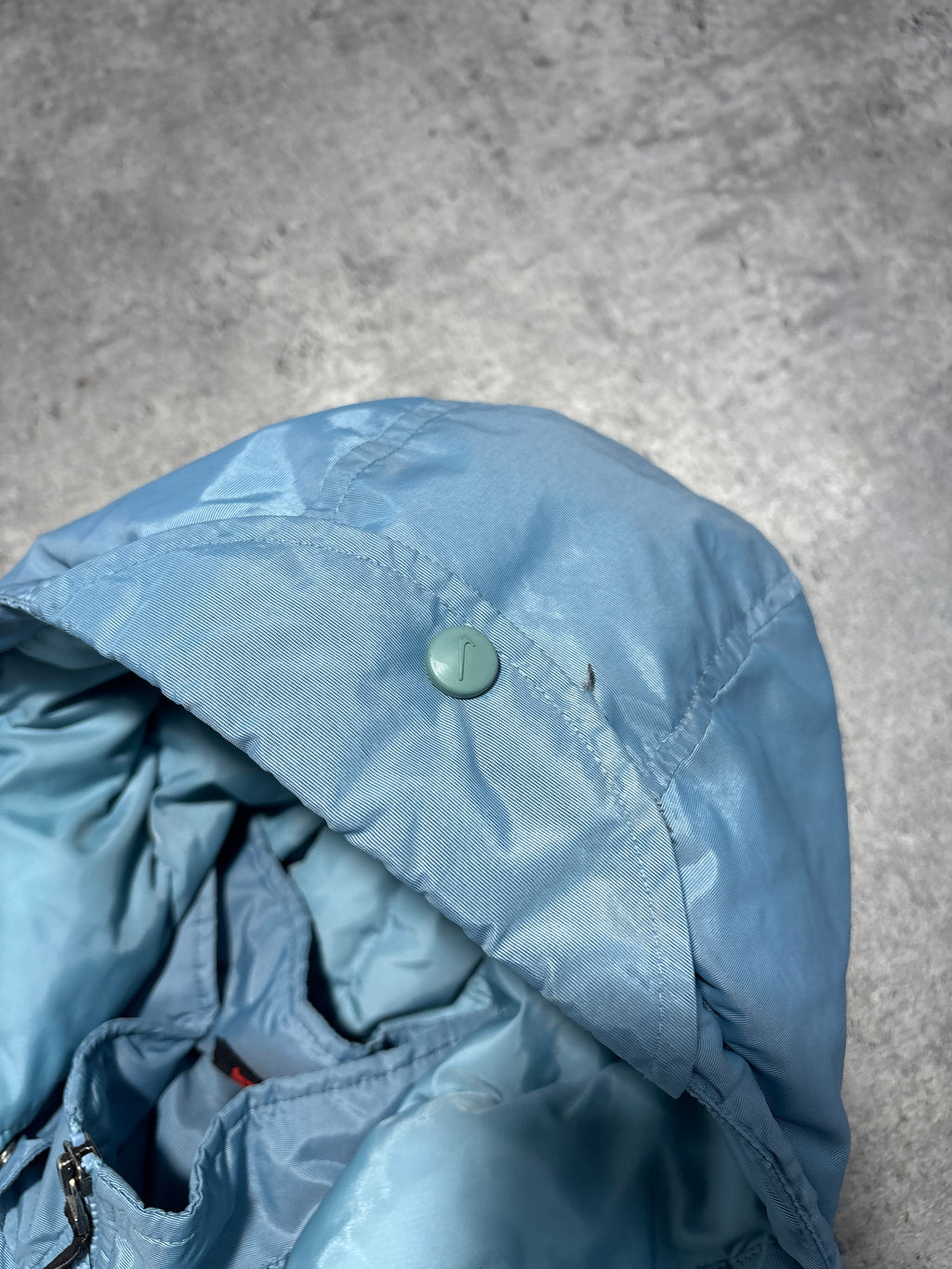 90s NIKE puffer jacket kurtka puchowa baby blue