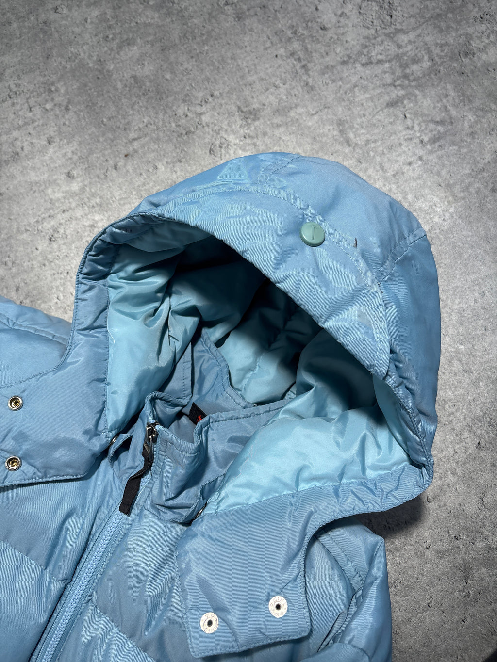 90s NIKE puffer jacket kurtka puchowa baby blue