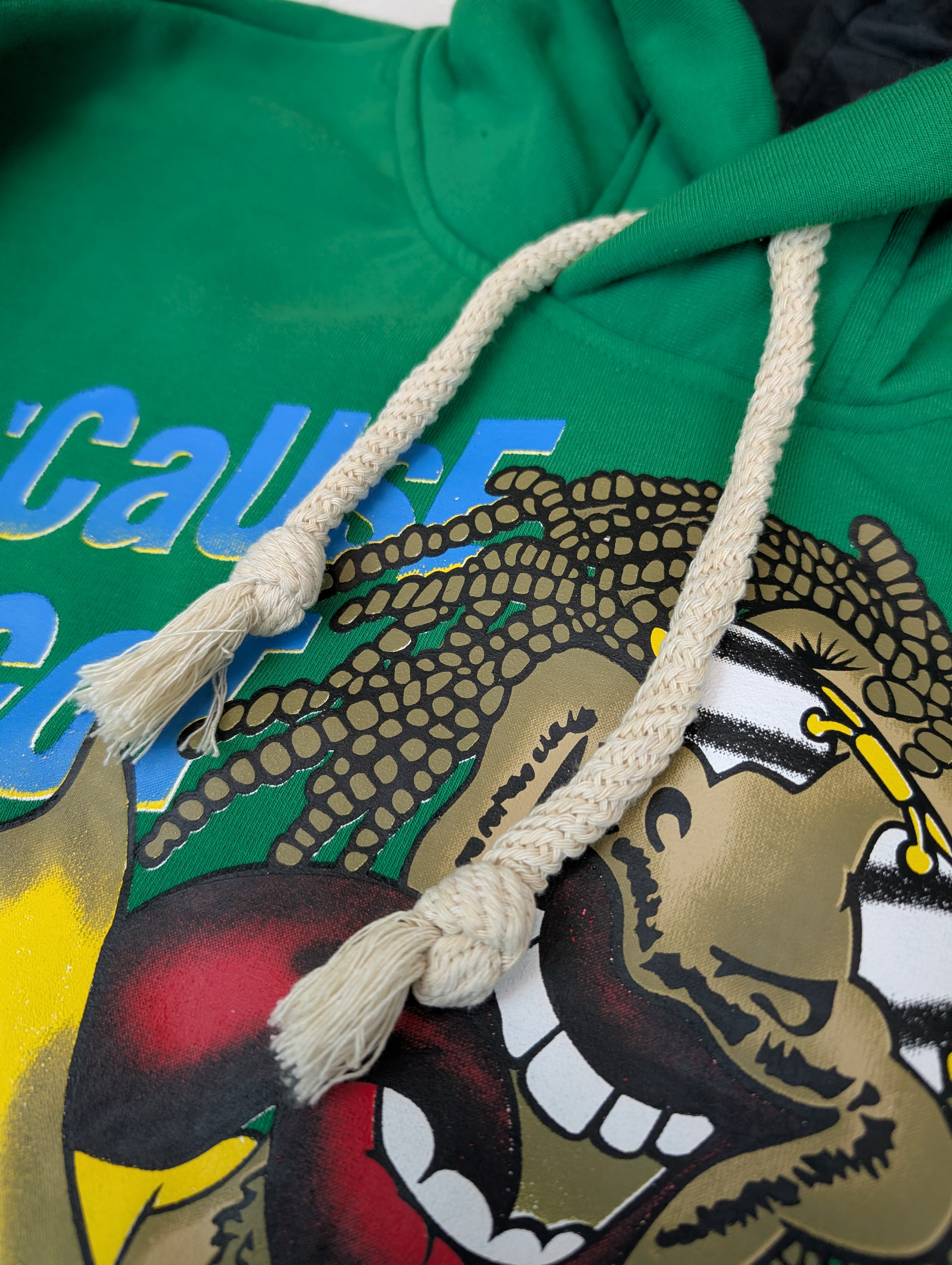 I got High Bluza 420 zioło skater hiphop y2k z kapturem z nadrukiem Bob Marley stoned