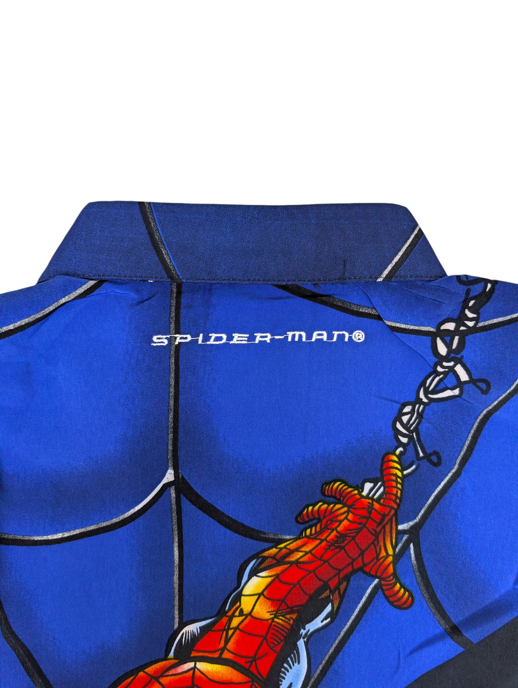 2002 Spiderman Nowa z Metkami Oversized marvel vintage y2k 2000s AOP koszula z krótkim rękawkiem Movie Promo