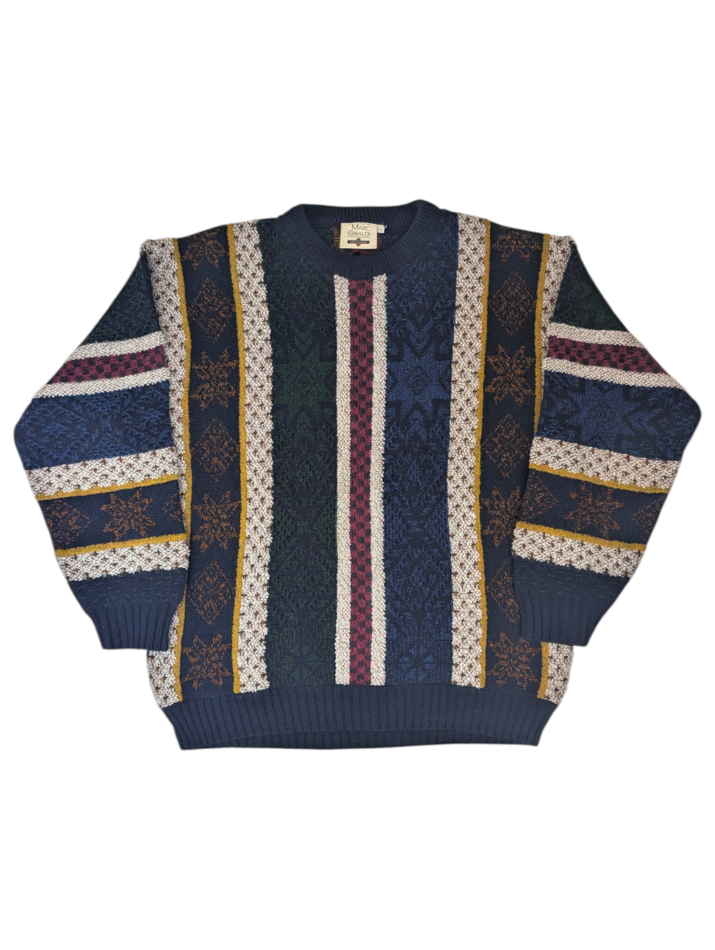 Coogi Style 3D knit sweater Marc Gibaldi Welniany