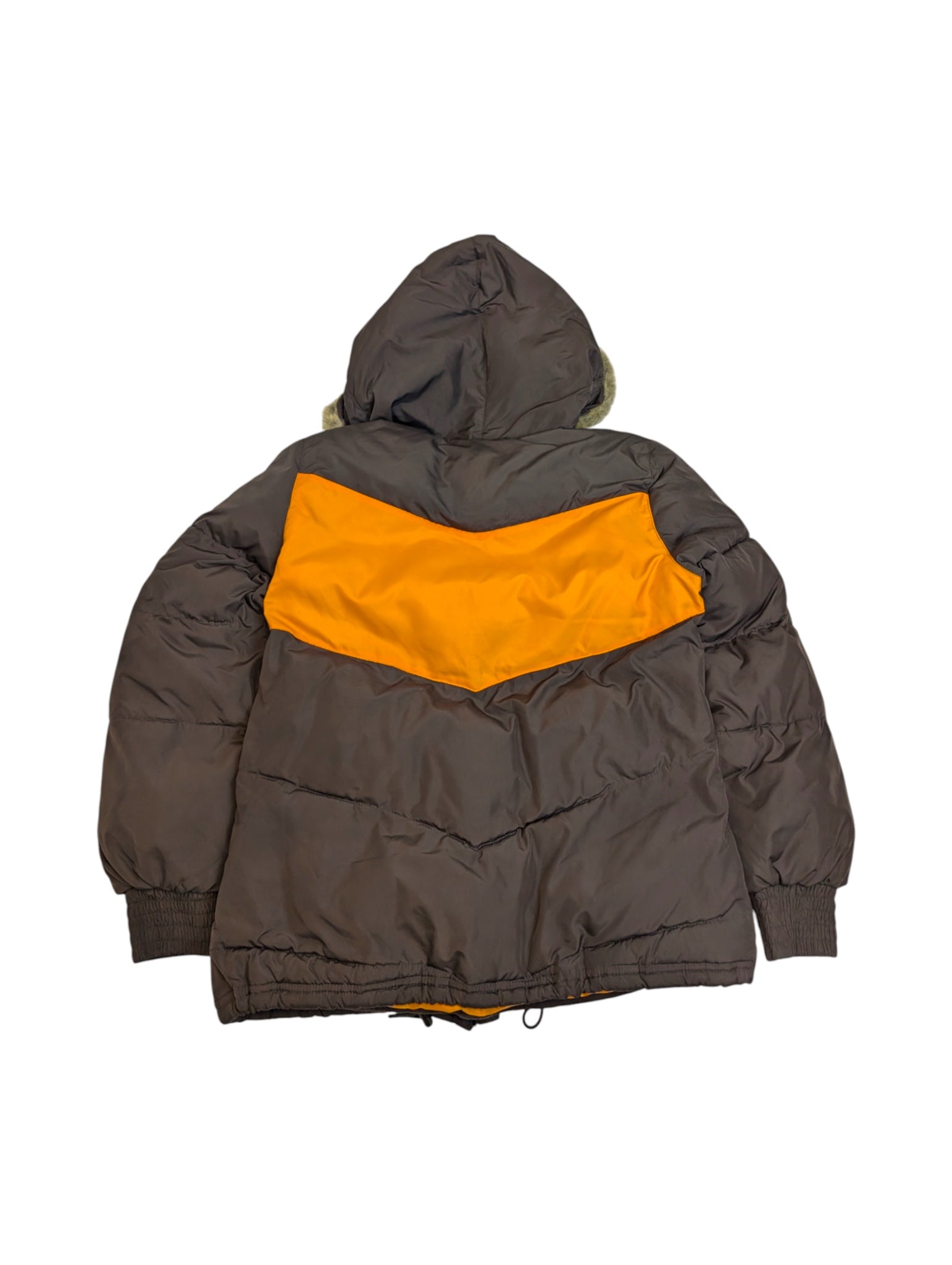 2006 Adidas Puffer Kurtka Puchowa z futerkiem na kapturze y2k