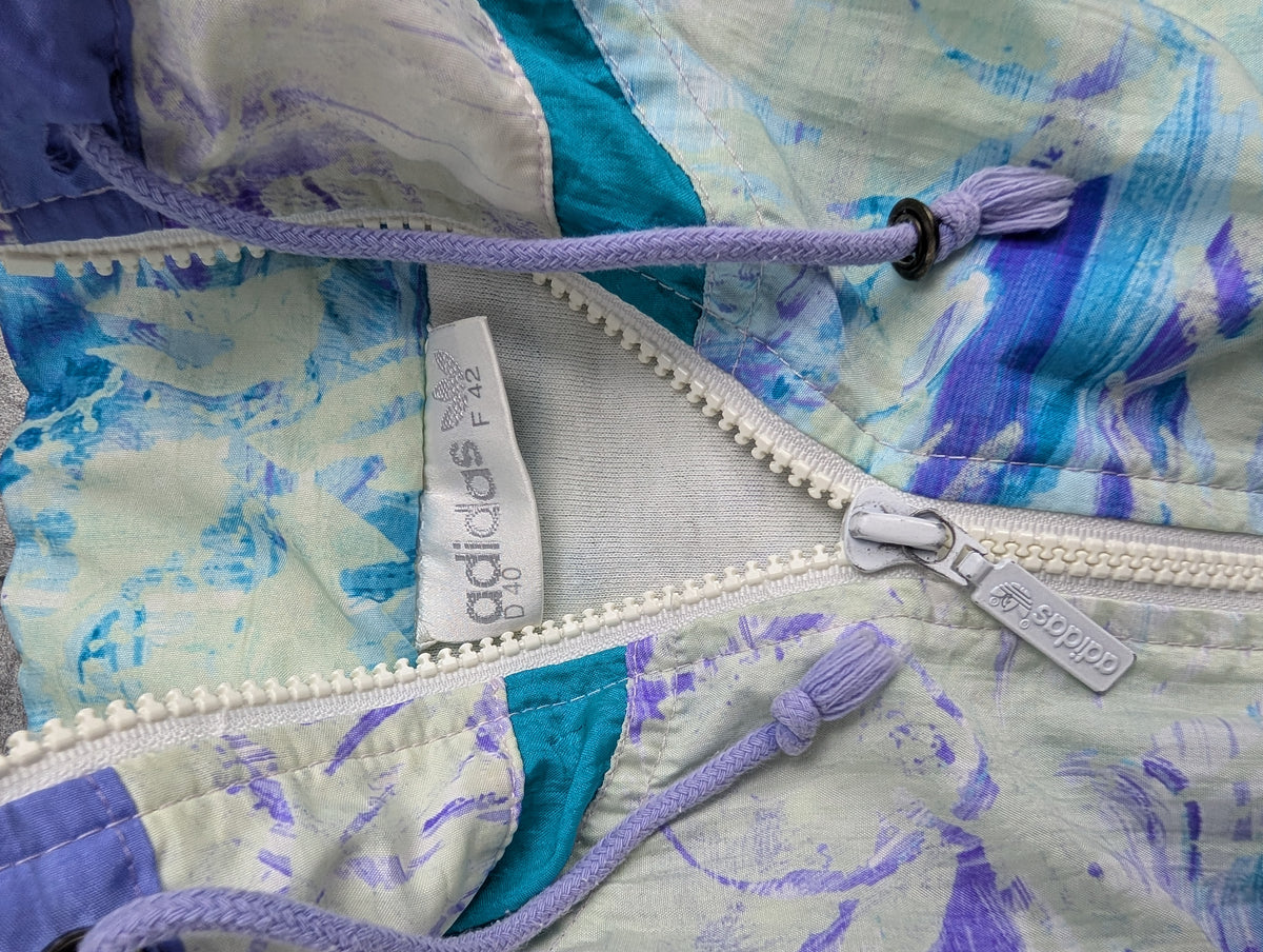 90s Adidas Mixed Colors Pallet Vintage Windbreaker ZIP UP Jacket