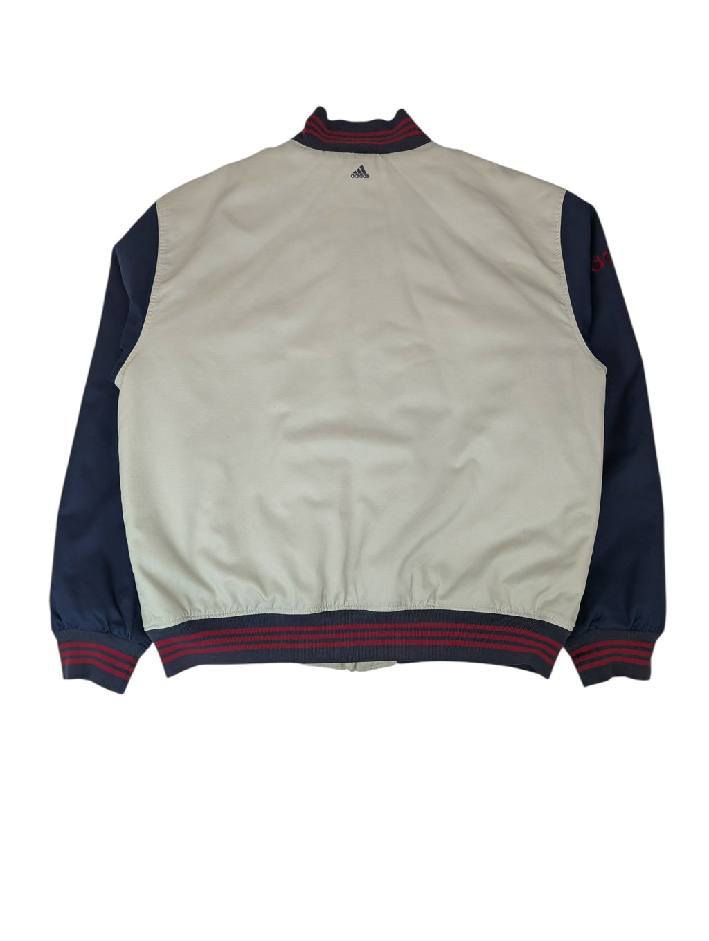 Vintage Oversized adidas 2XL kurtka Bomberka baseball varsity jacket oldschool