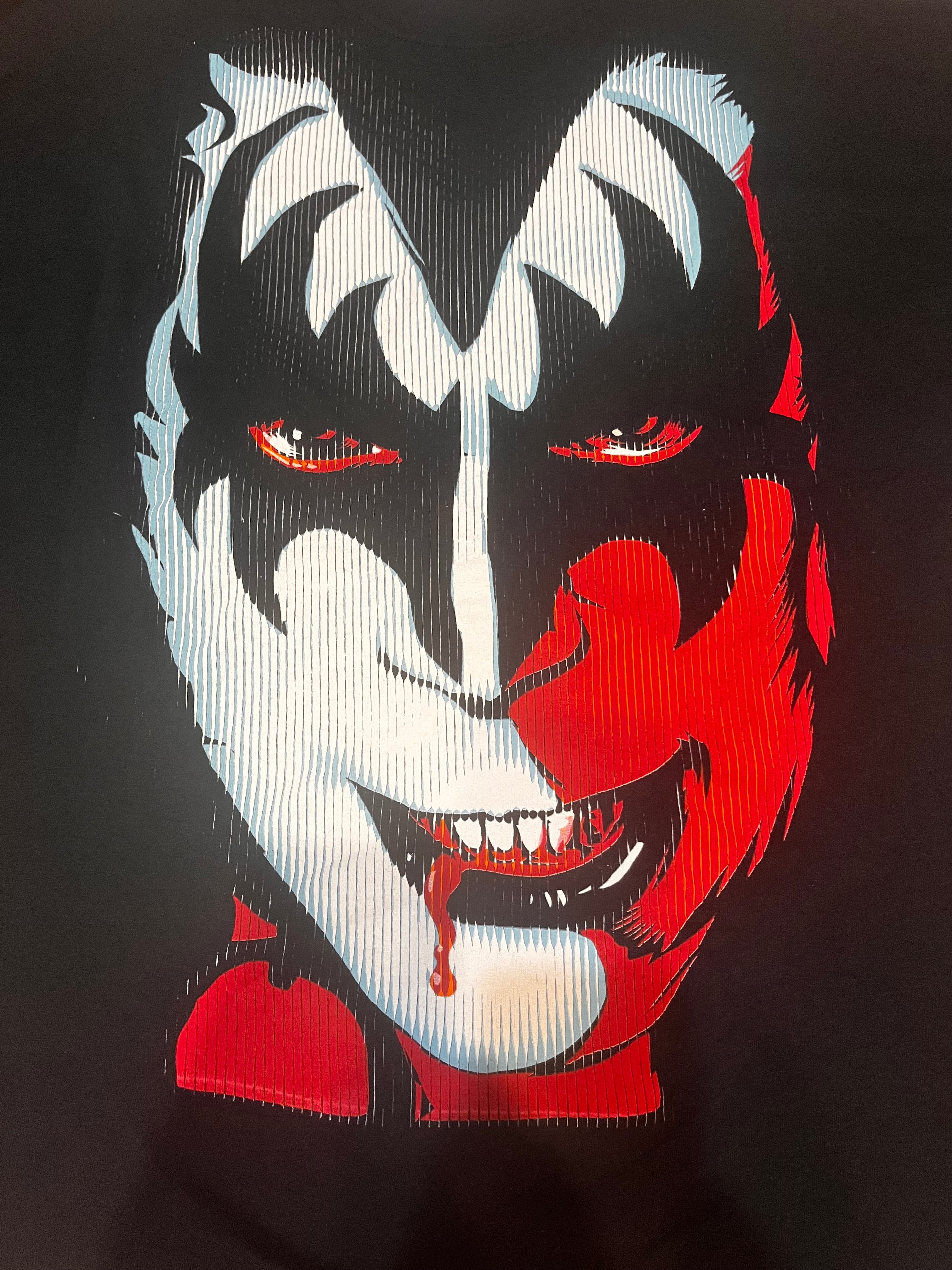 Kiss Band music merch t-shirt koncertowy band tee Gene Simmons Gildan Heavy Cotton