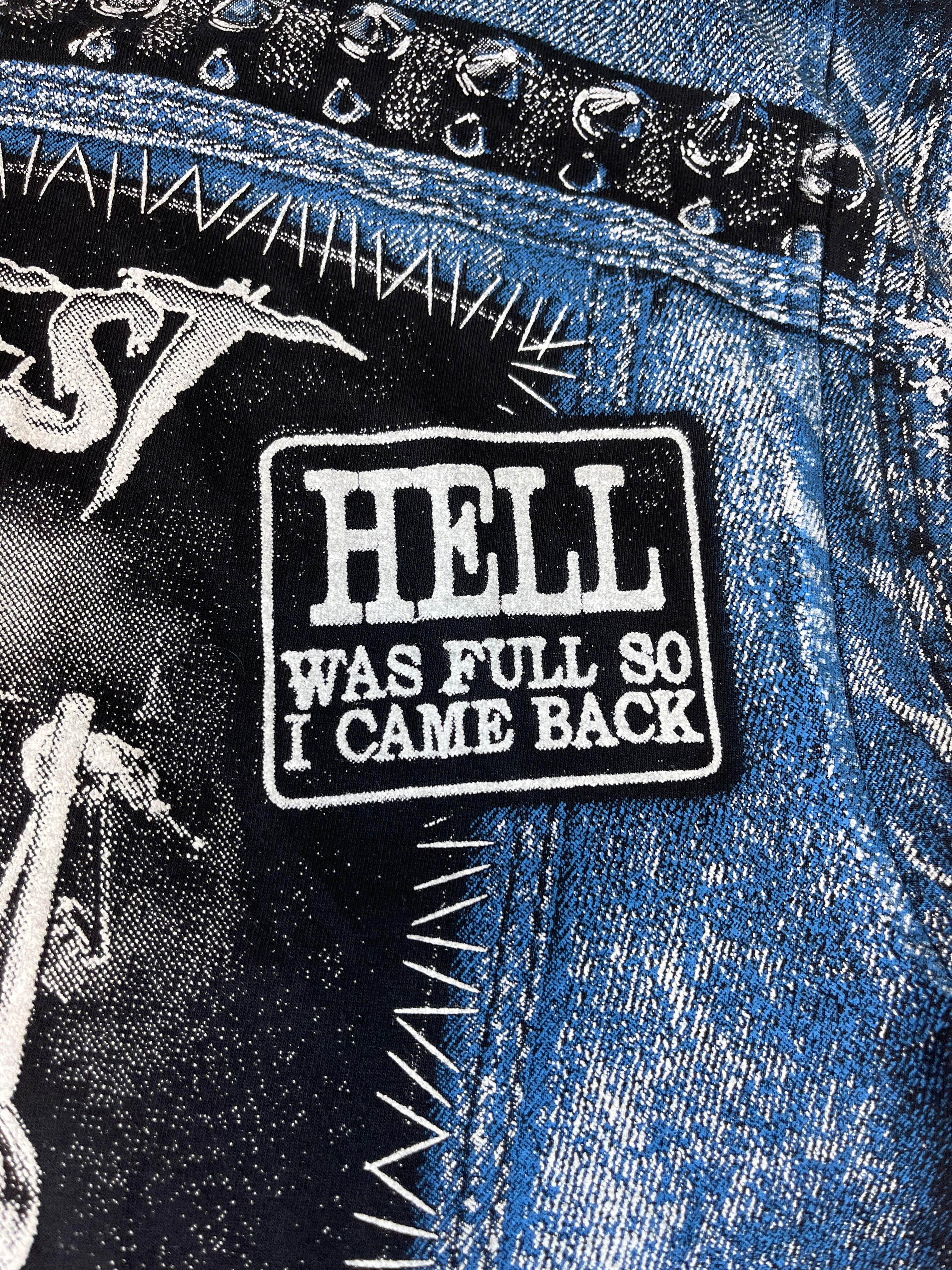 Biker Harley Davidson grunge punk skull vintage koszulka z grafiką nadrukiem