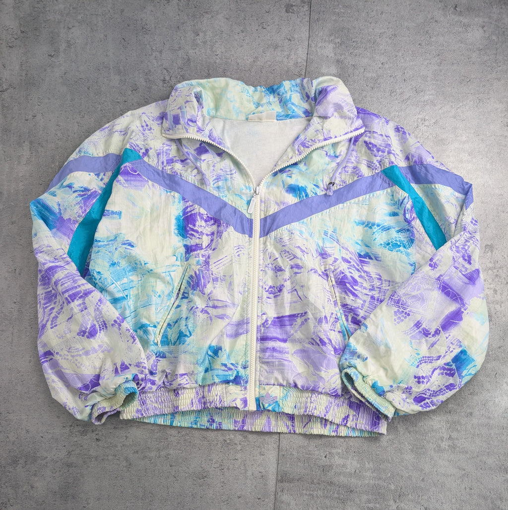 90s Adidas Mixed Colors Pallet Vintage Windbreaker ZIP UP Jacket