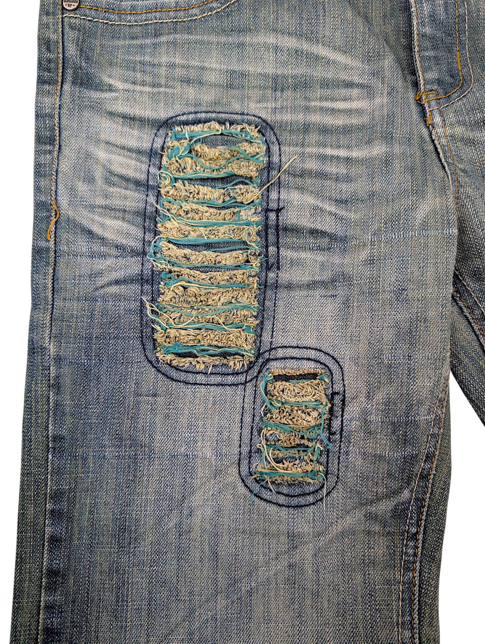 Vintage spodnie 90s billabong faded Y2K straight leg czaszki retro z przetarciami