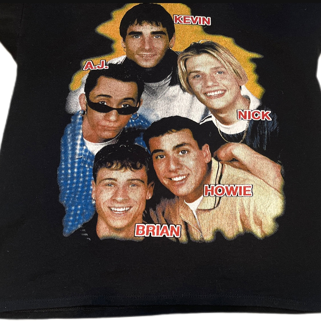 Vintage Band Hoodie 1990s Backstreet Boys muzyczna koncertowa bluza z kapturem
