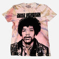 Tie Dye Jimi Hendrix Psychedelic Rock T-shirt Hippie Karl Ferris koszulka koncertowa Band Tee Big Print