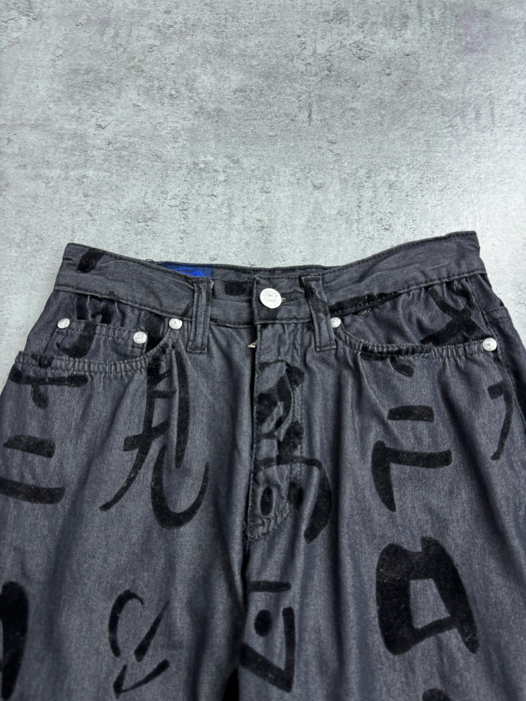 90s KENZO RARE PANTS FROM VISCOSE AOP
